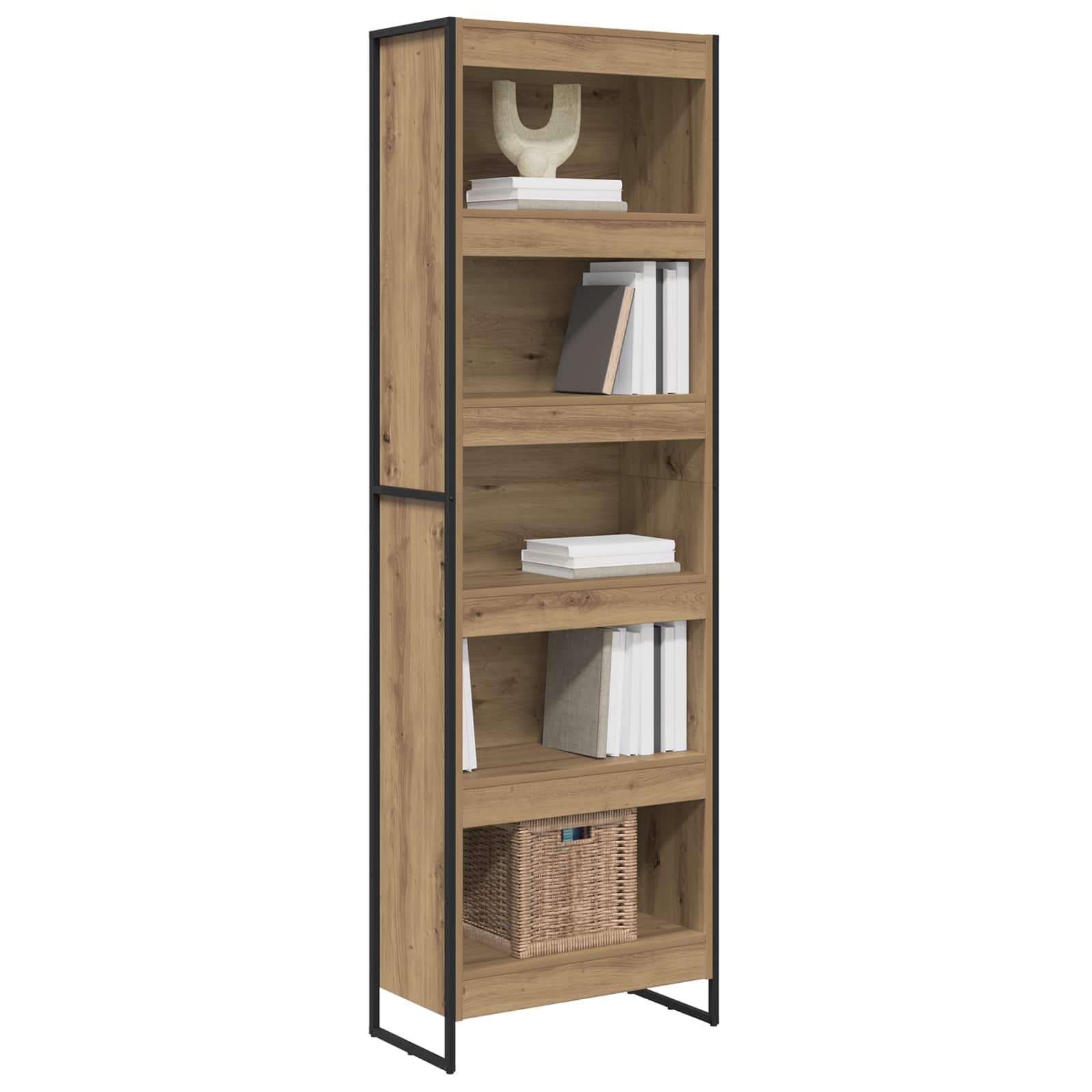 Bücherregal 60 x 30 x 189,5 cm Holzwerkstoff