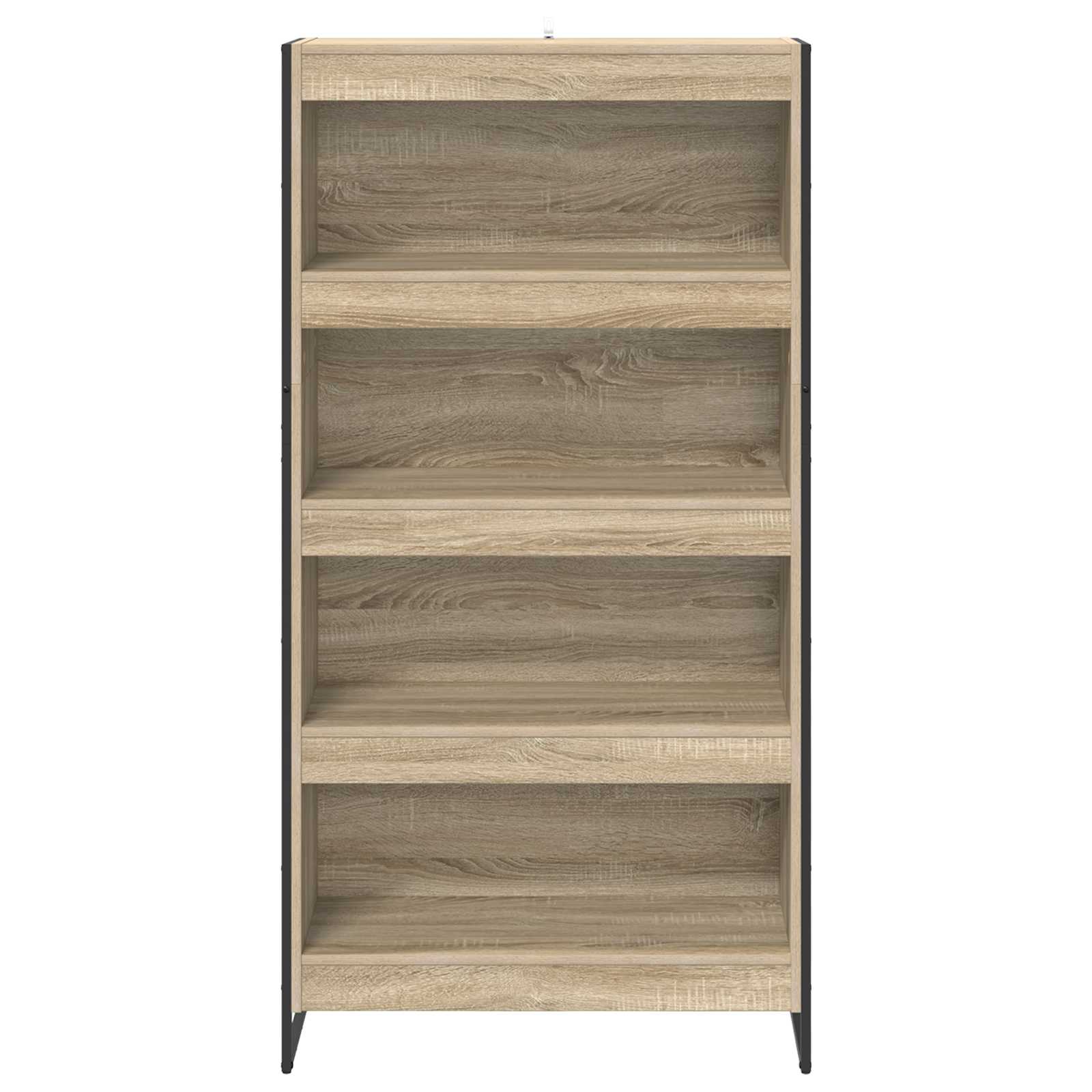 Bücherregal 80 x 30 x 155 cm Holzwerkstoff Sonoma