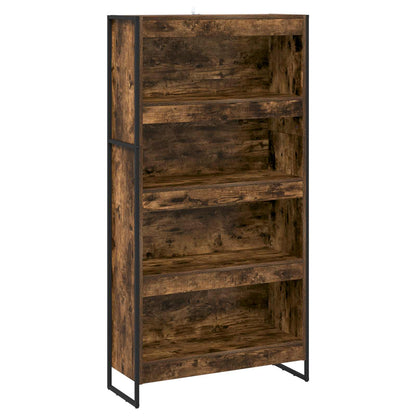 Bücherregal 80 x 30 x 155 cm Holzwerkstoff Raucharbe
