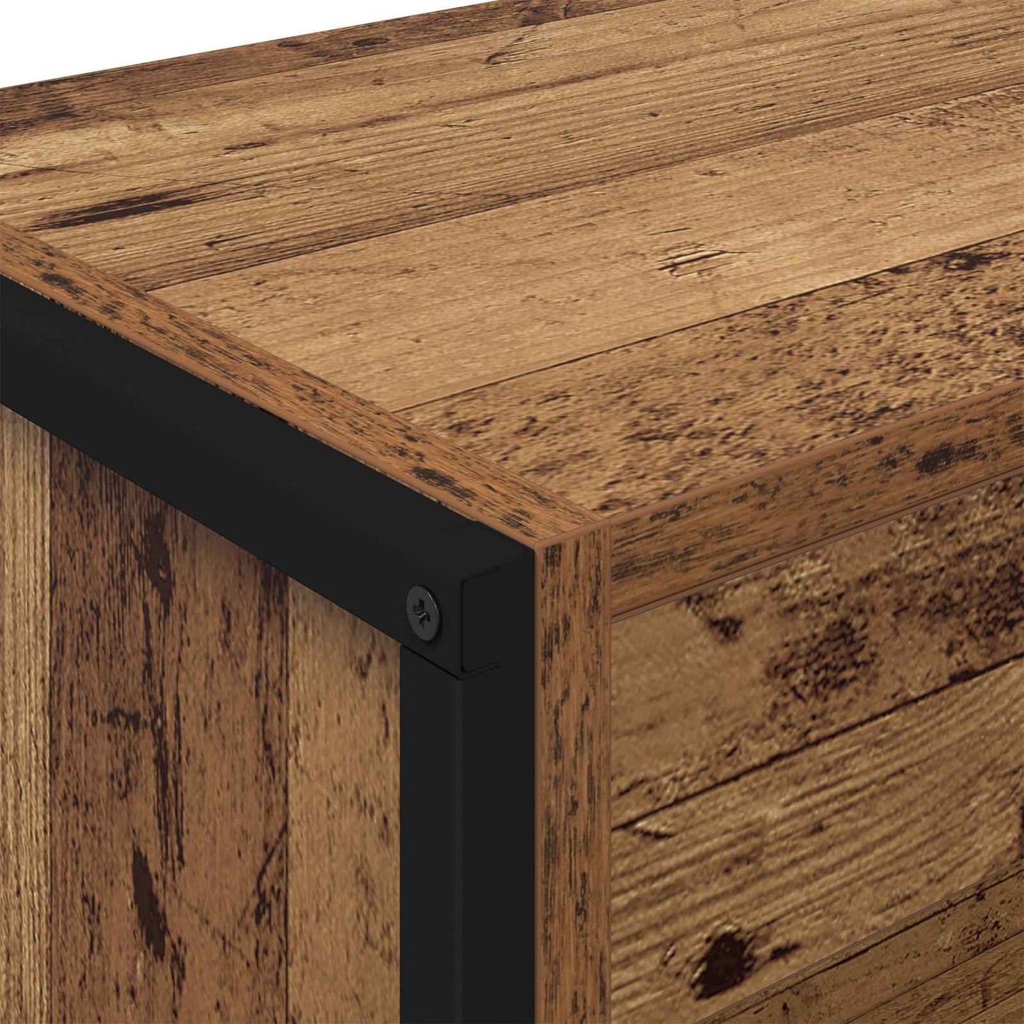 Bücherregal 80 x 30 x 155 cm Holzwerkstoff Altholz