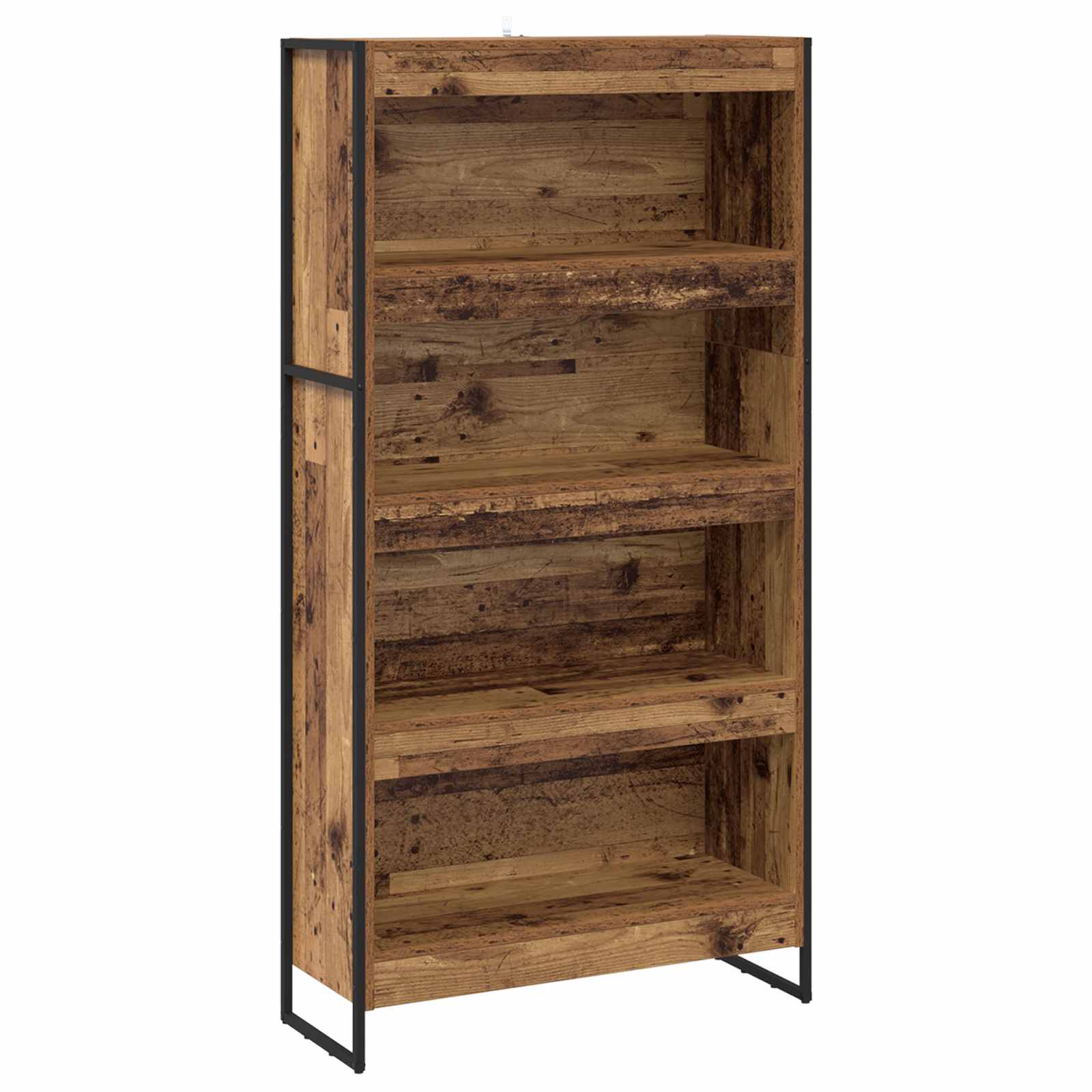 Bücherregal 80 x 30 x 155 cm Holzwerkstoff Altholz