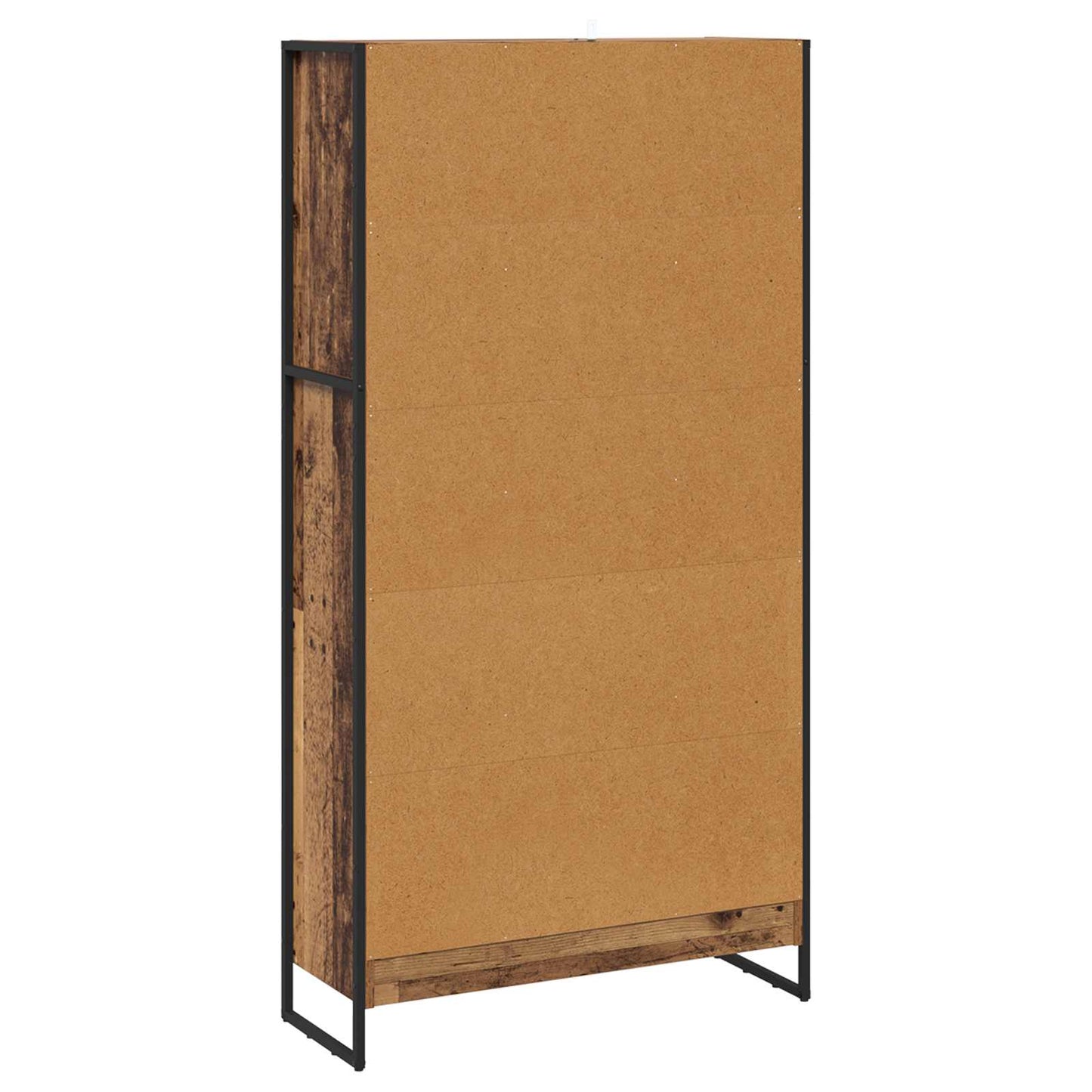 Bücherregal 80 x 30 x 155 cm Holzwerkstoff Altholz