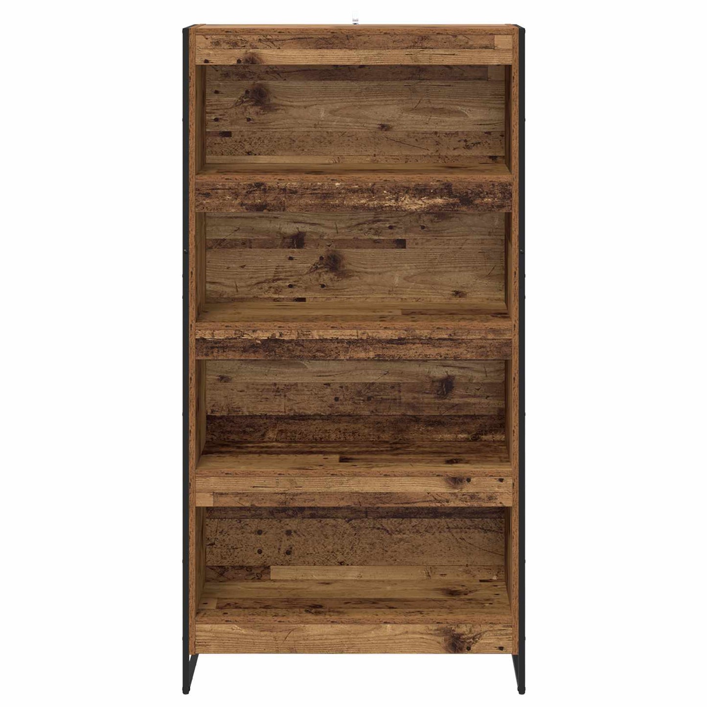 Bücherregal 80 x 30 x 155 cm Holzwerkstoff Altholz