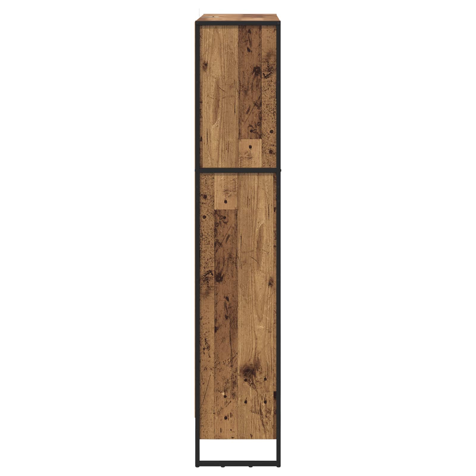 Bücherregal 80 x 30 x 155 cm Holzwerkstoff Altholz