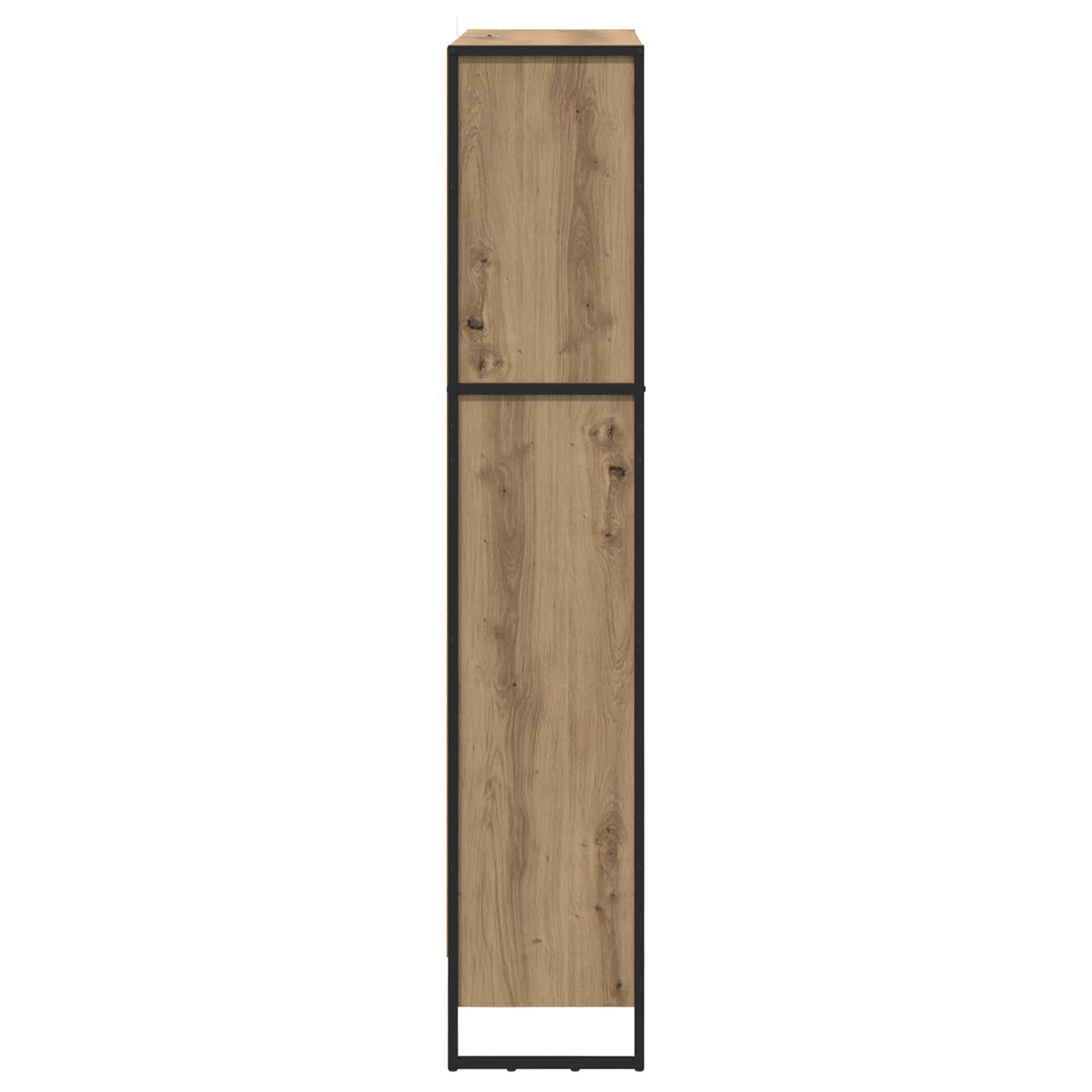 Bücherregal 80 x 30 x 155 cm Holzwerkstoff Kunsthandwerk Eiche