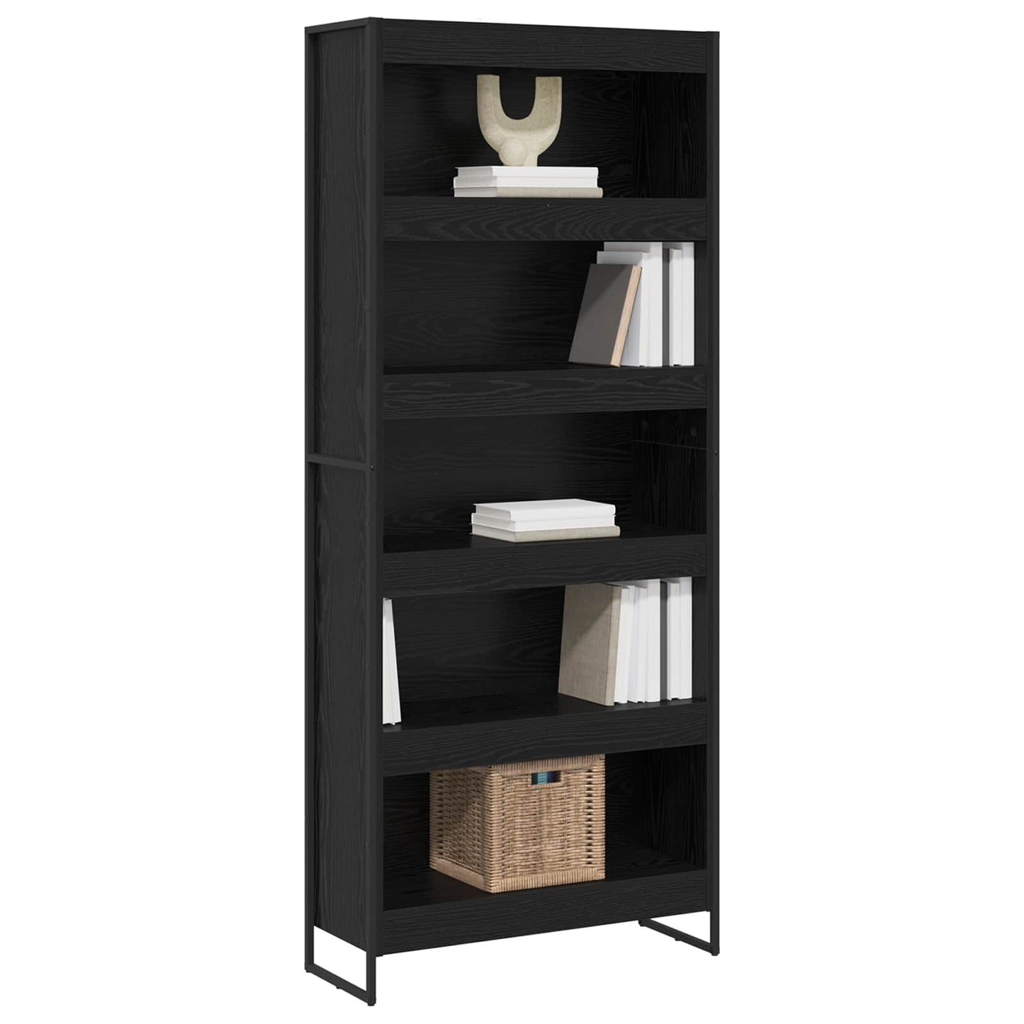 Bücherregal 80 x 30 x 189,5 cm Holzwerkstoff