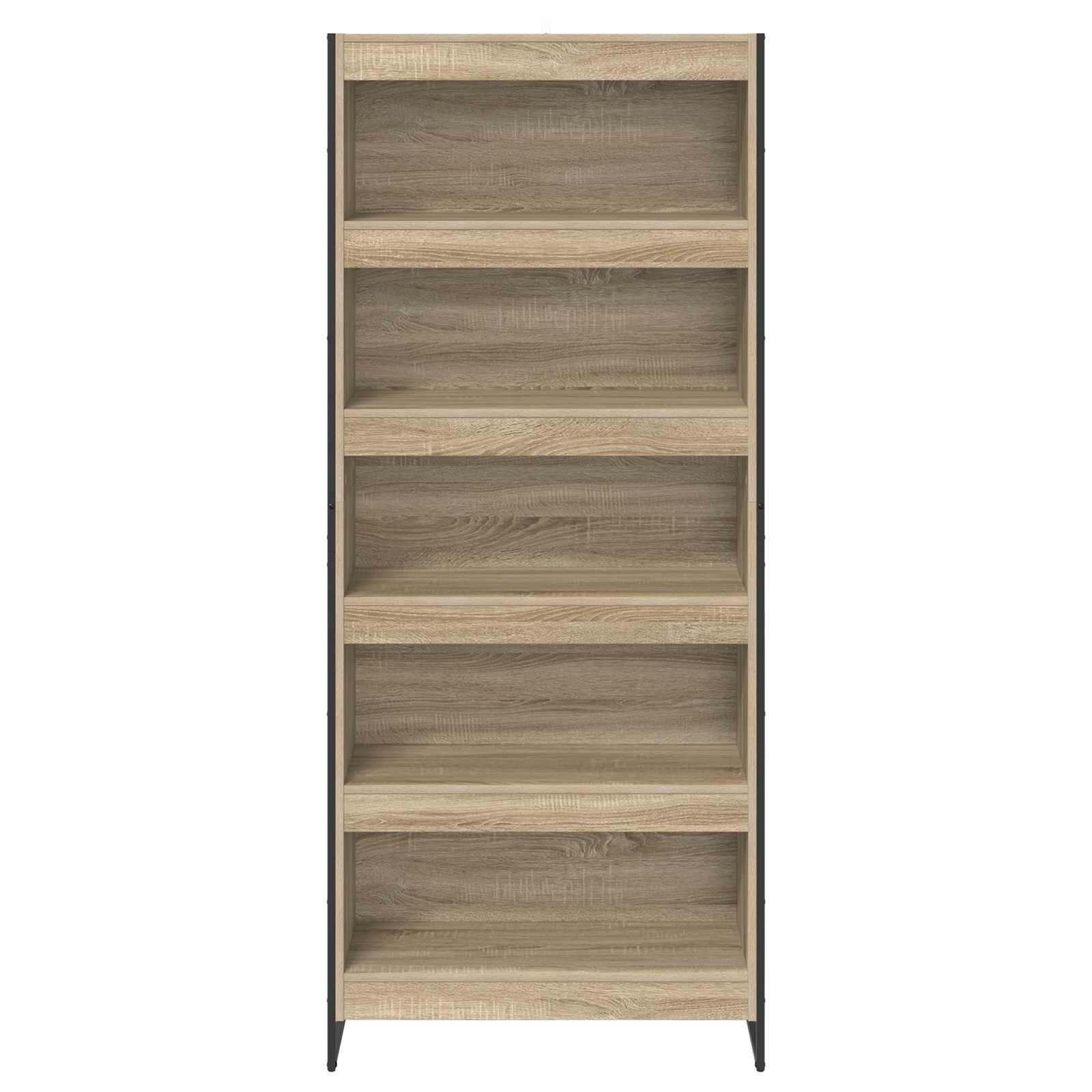 Bücherregal 80 x 30 x 189,5 cm Holzwerkstoff Sonoma