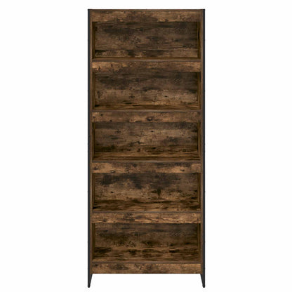 Bücherregal 80 x 30 x 189,5 cm Holzwerkstoff Raucharbe
