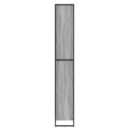 Bücherregal 80 x 30 x 189,5 cm Holzwerkstoff Graues Sonoma