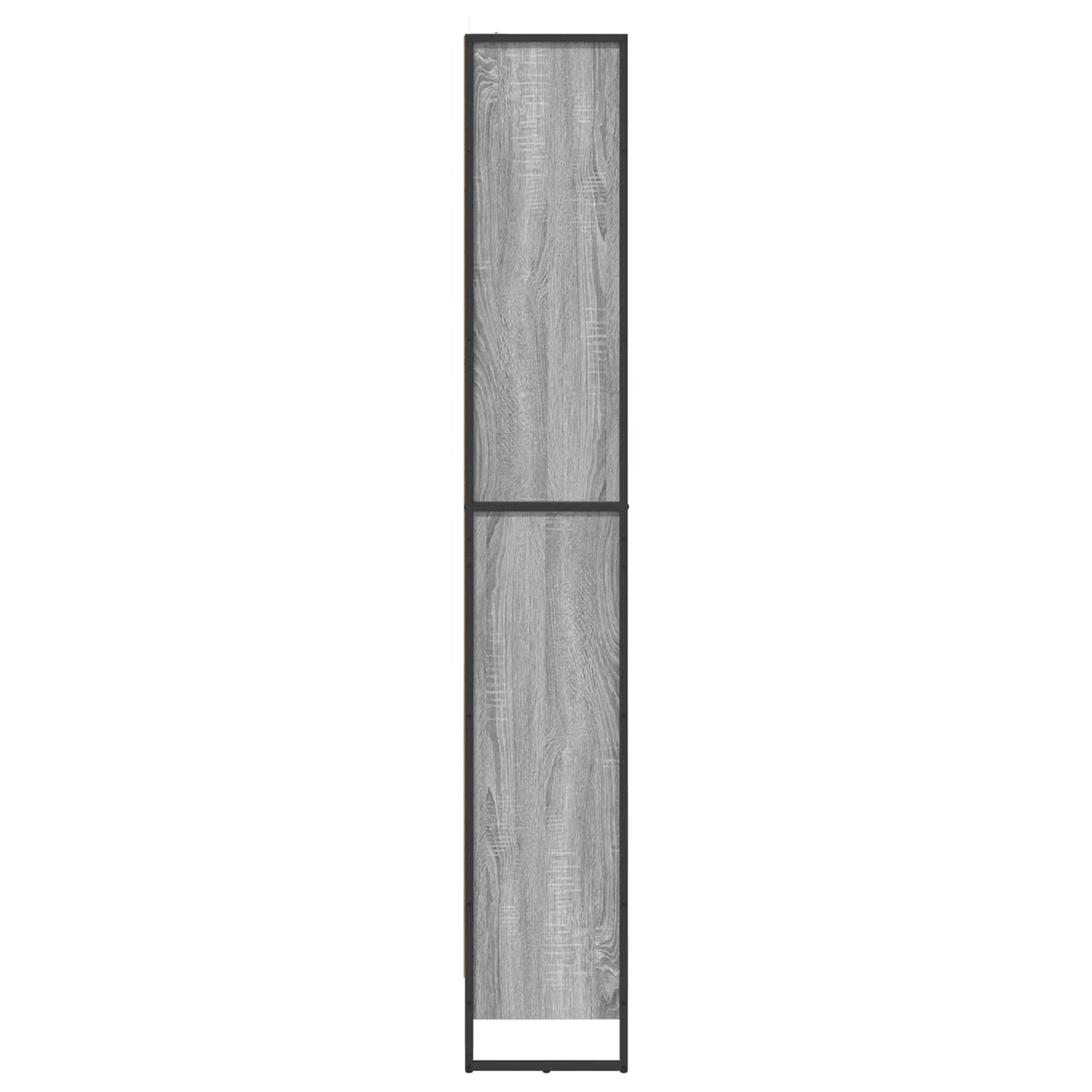 Bücherregal 80 x 30 x 189,5 cm Holzwerkstoff Graues Sonoma