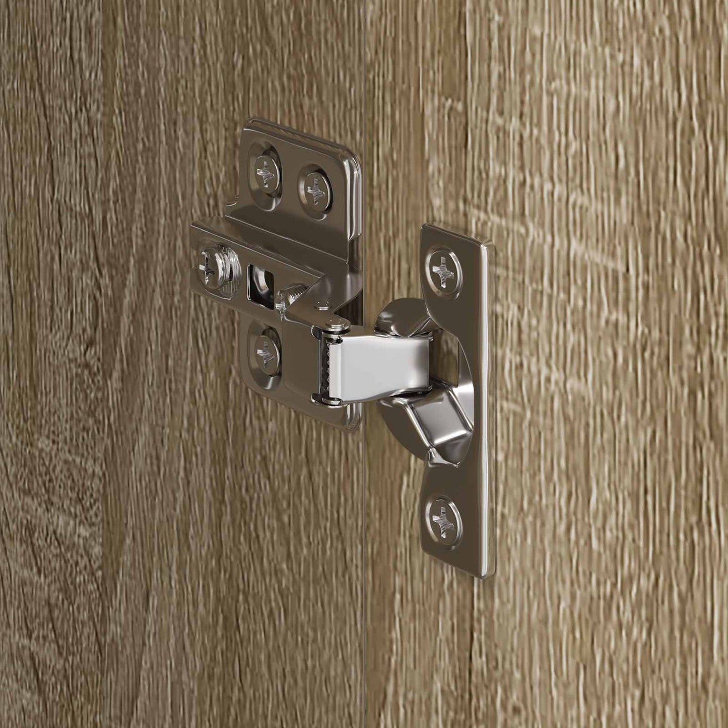 Warderobe mit Speicher Sonoma 50 x 50 x 200 cm Holzwerkstoff