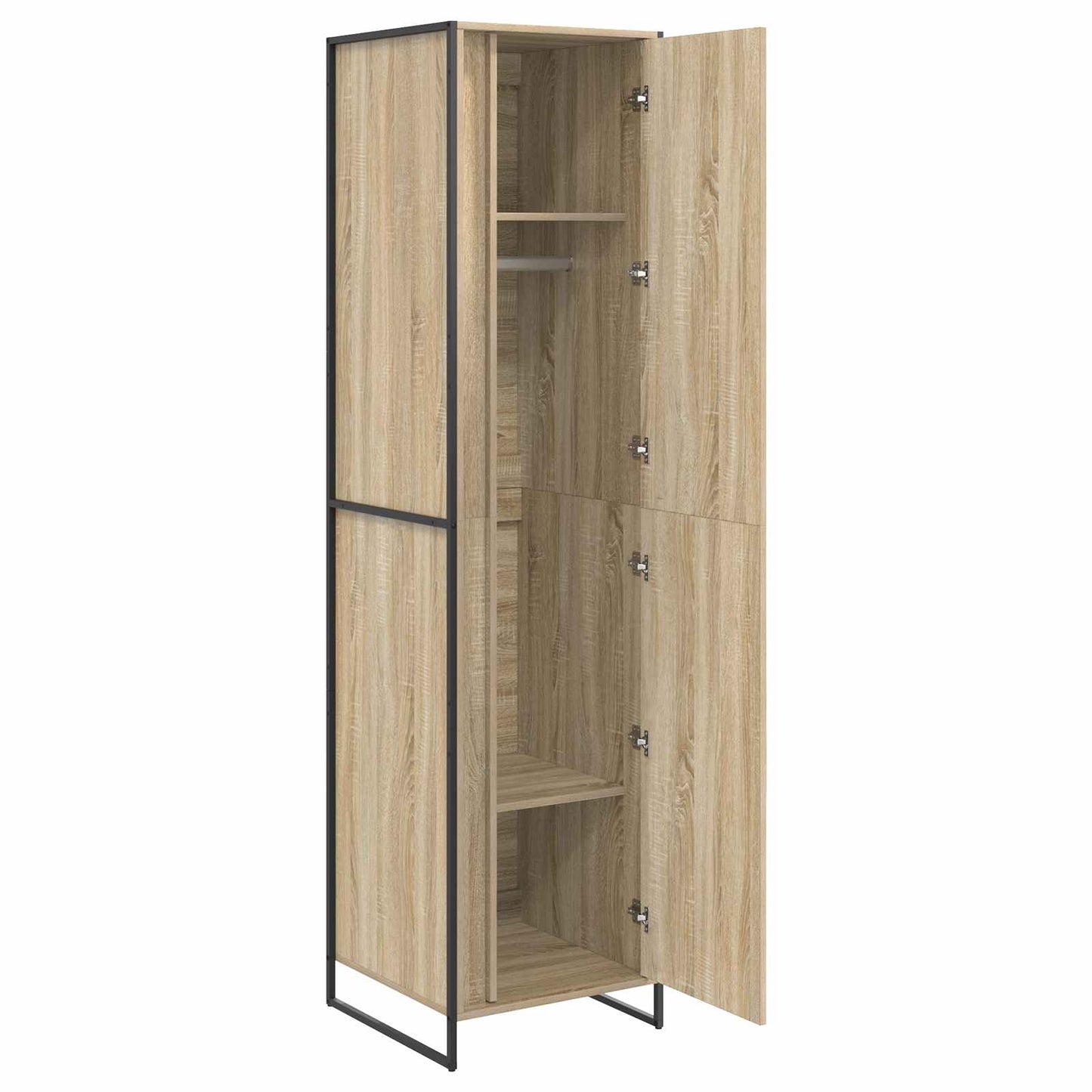 Warderobe mit Speicher Sonoma 50 x 50 x 200 cm Holzwerkstoff