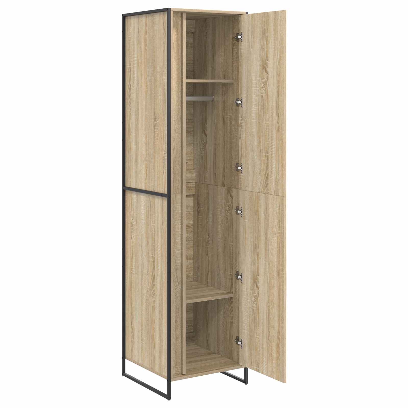 Warderobe mit Speicher Sonoma 50 x 50 x 200 cm Holzwerkstoff