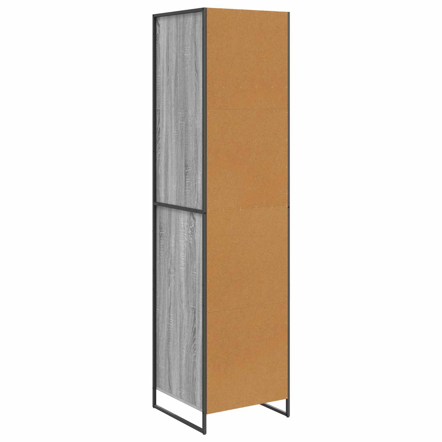 Warderobe mit Tür Graues Sonoma 50 x 50 x 200 cm Holzwerkstoff