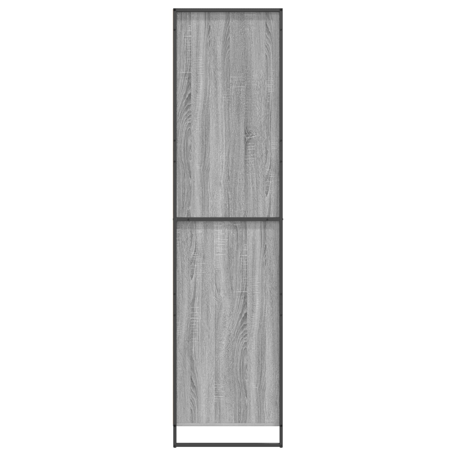 Warderobe mit Tür Graues Sonoma 50 x 50 x 200 cm Holzwerkstoff