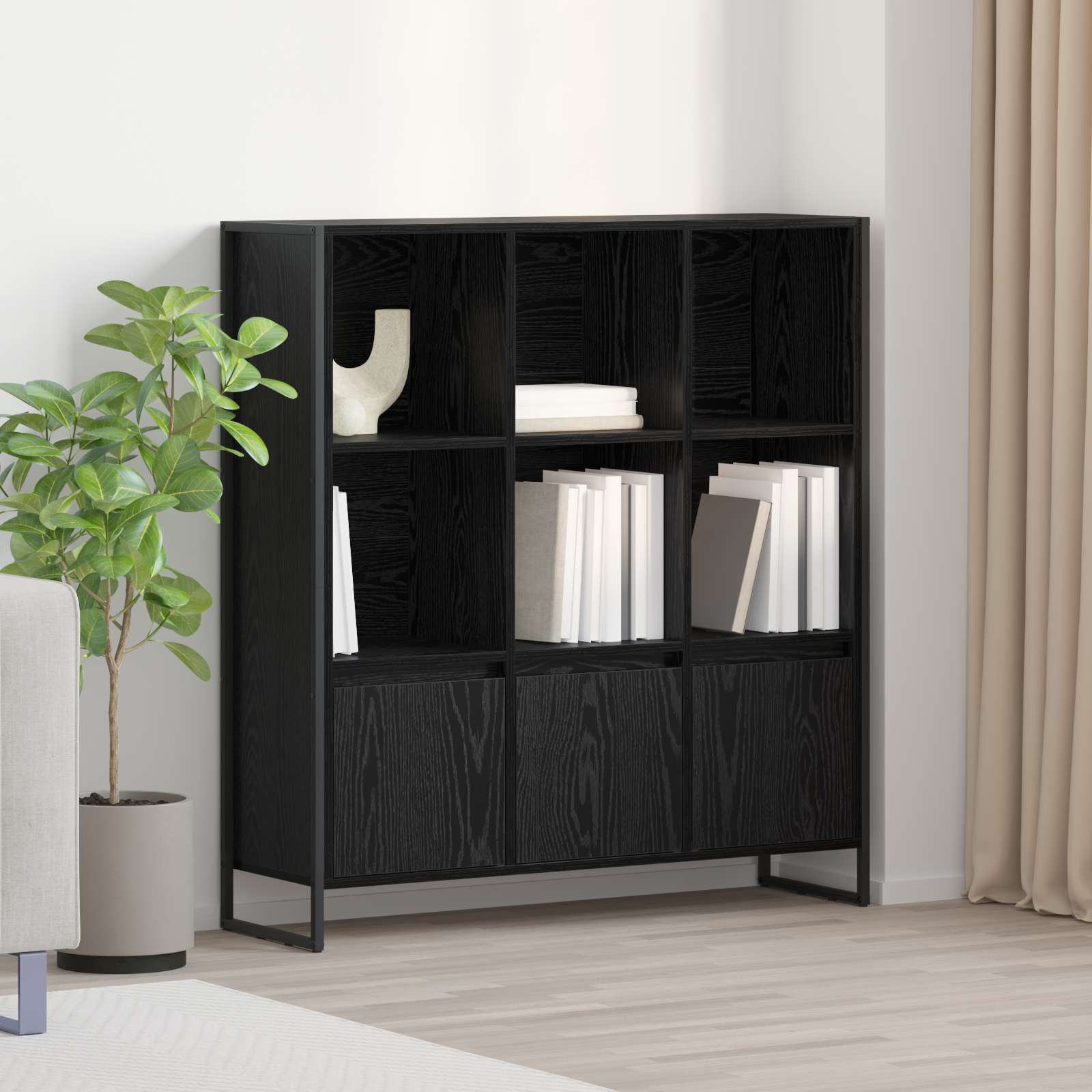 Bücherregal 99,5 x 30 x 108 cm Holzwerkstoff