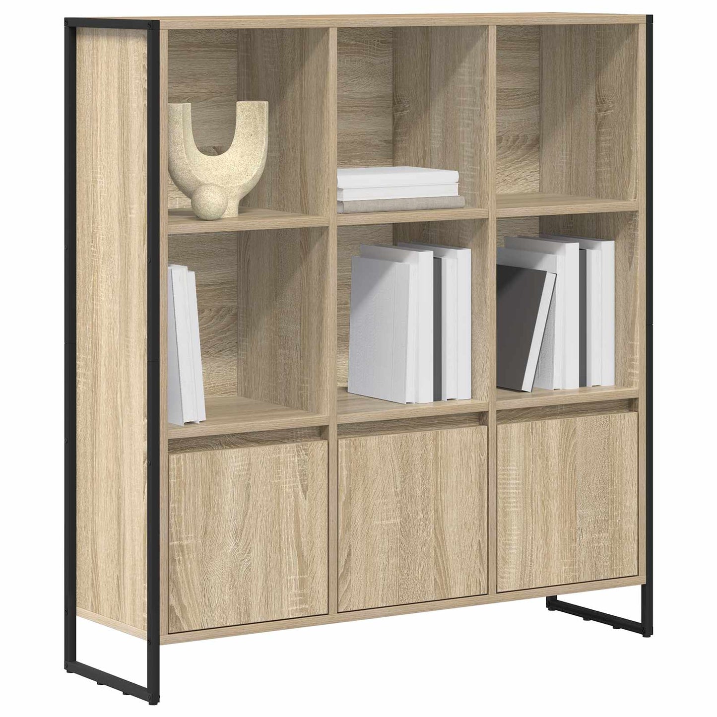 Bücherregal 99,5 x 30 x 108 cm Holzwerkstoff Sonoma