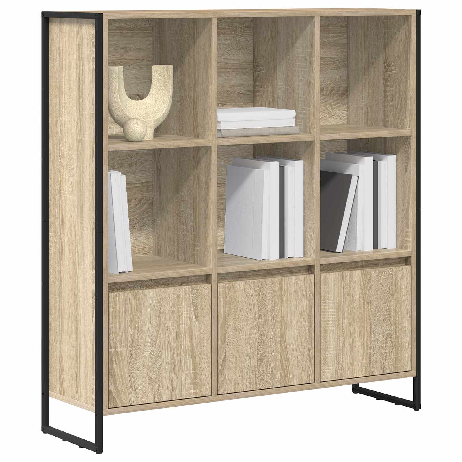 Bücherregal 99,5 x 30 x 108 cm Holzwerkstoff Sonoma