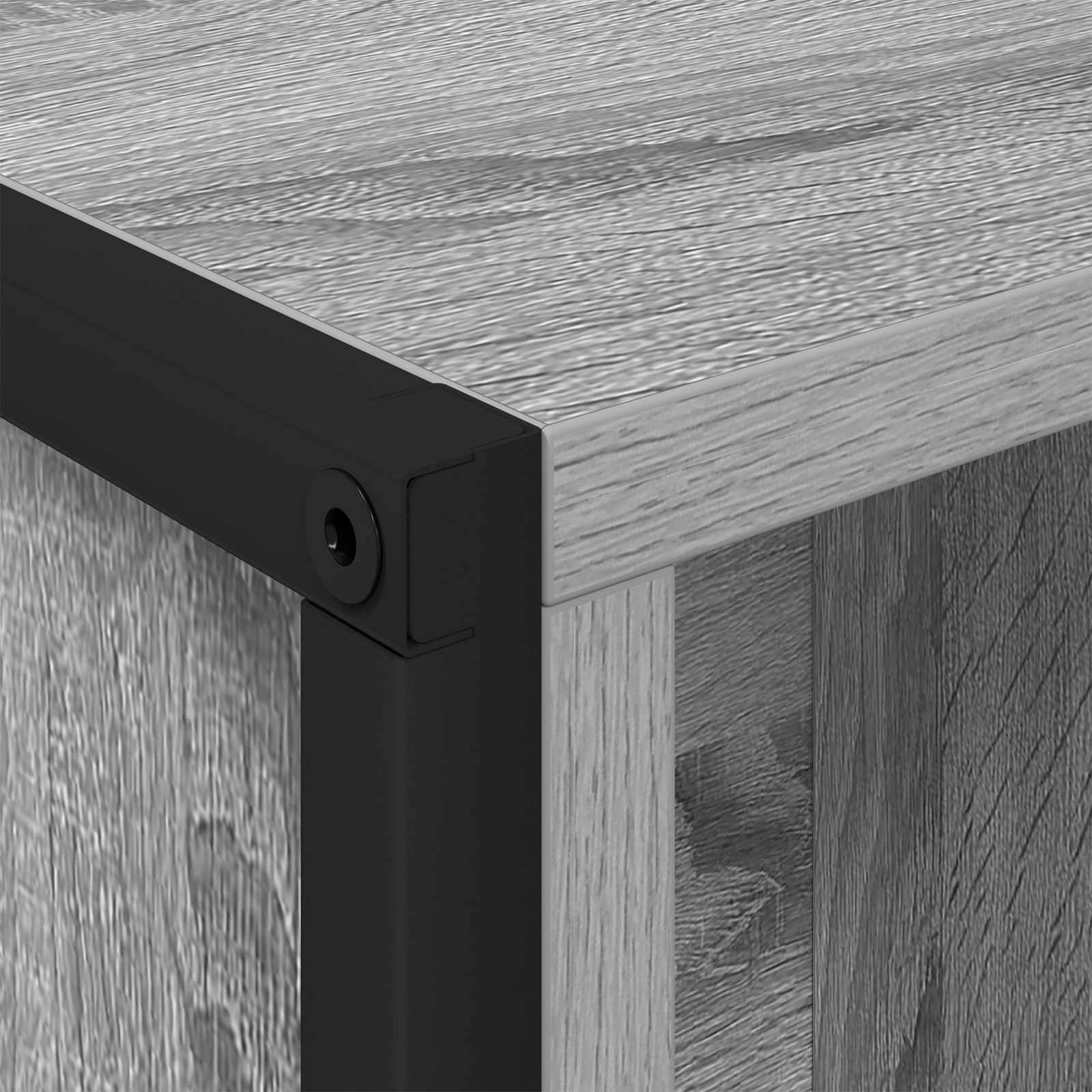 Bücherregal 99,5 x 30 x 108 cm Holzwerkstoff Graues Sonoma