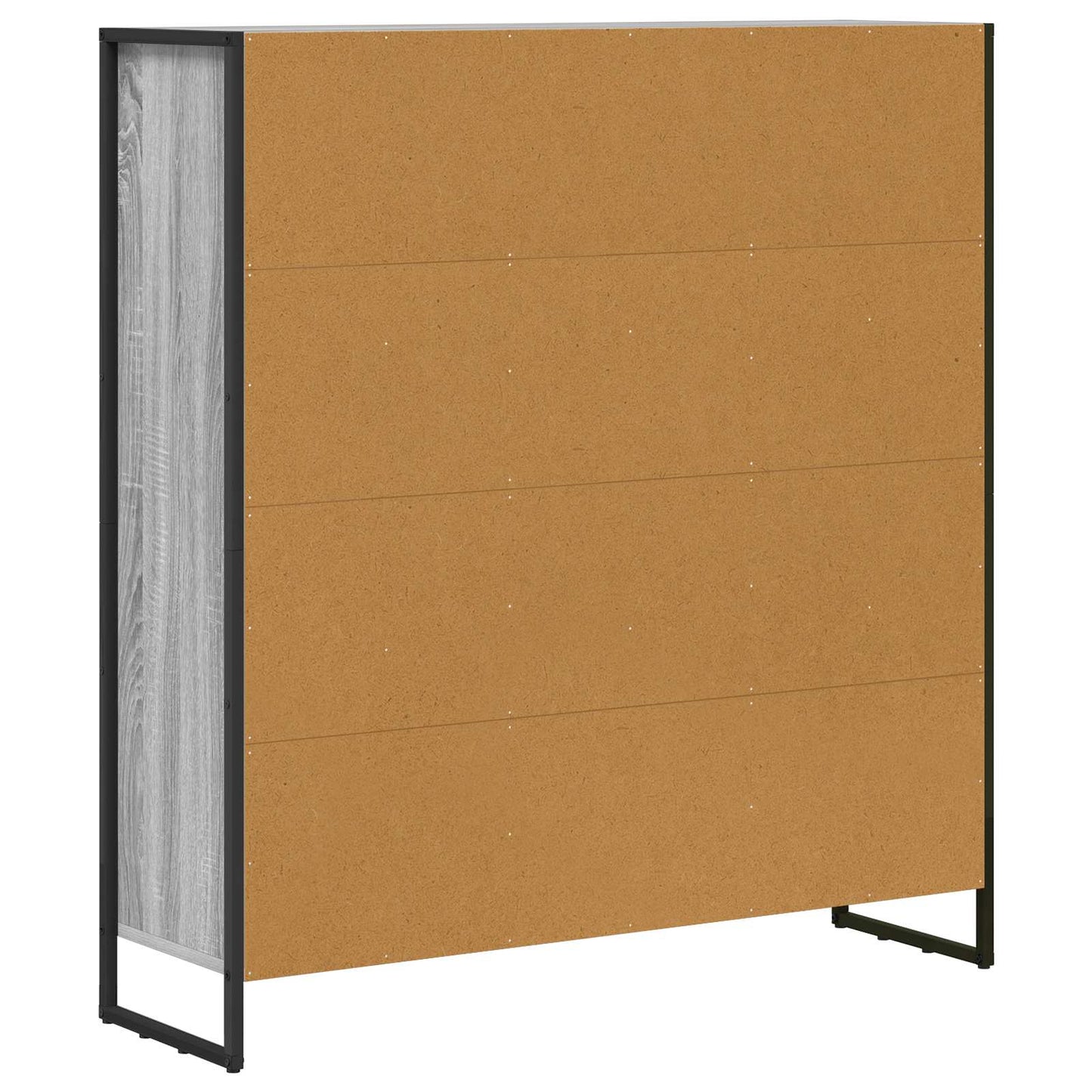 Bücherregal 99,5 x 30 x 108 cm Holzwerkstoff Graues Sonoma