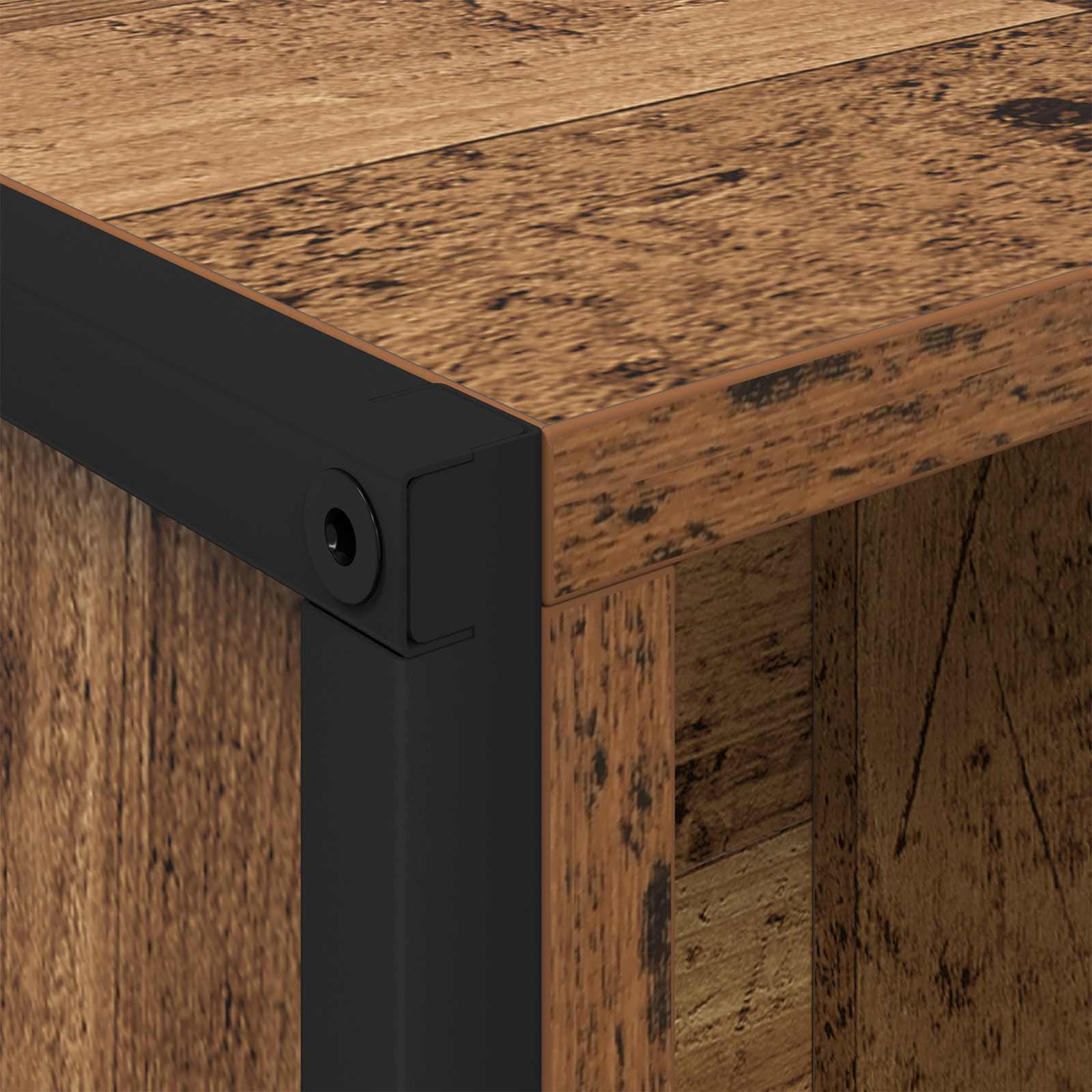 Bücherregal 99,5 x 30 x 108 cm Holzwerkstoff Altholz