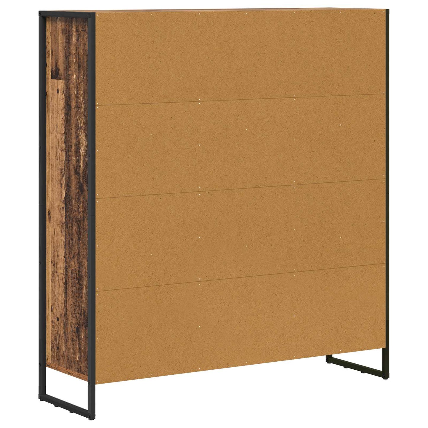 Bücherregal 99,5 x 30 x 108 cm Holzwerkstoff Altholz