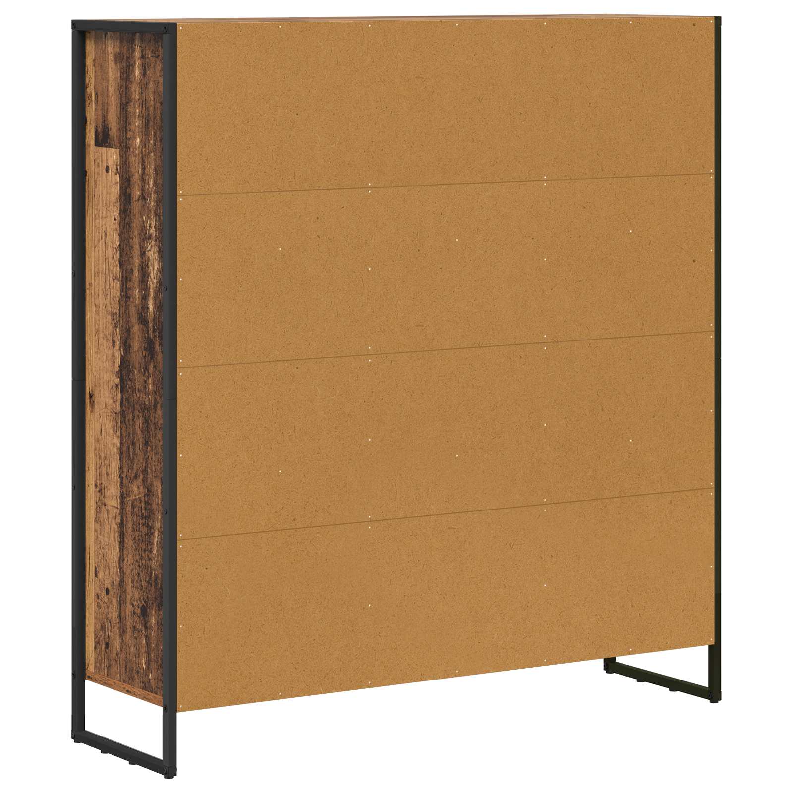 Bücherregal 99,5 x 30 x 108 cm Holzwerkstoff Altholz