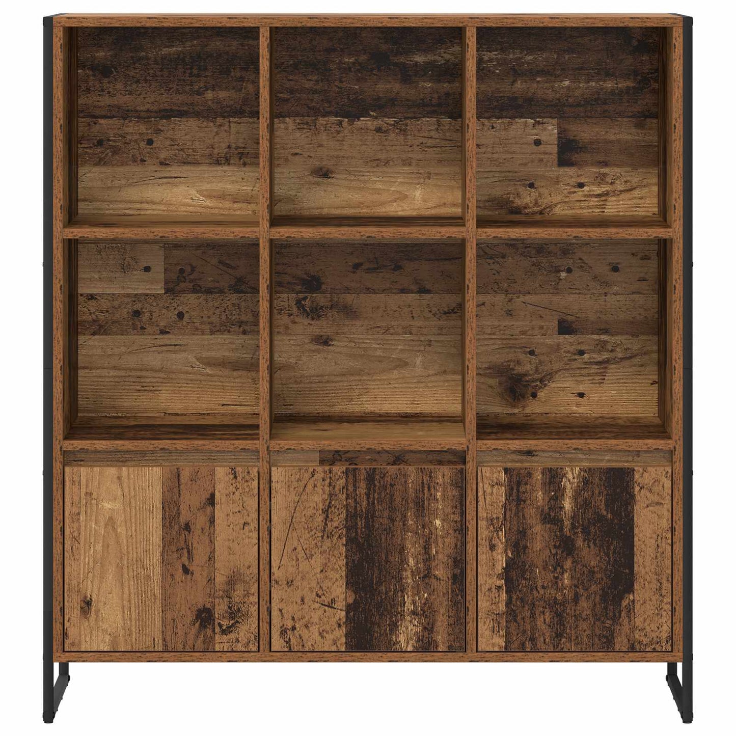 Bücherregal 99,5 x 30 x 108 cm Holzwerkstoff Altholz