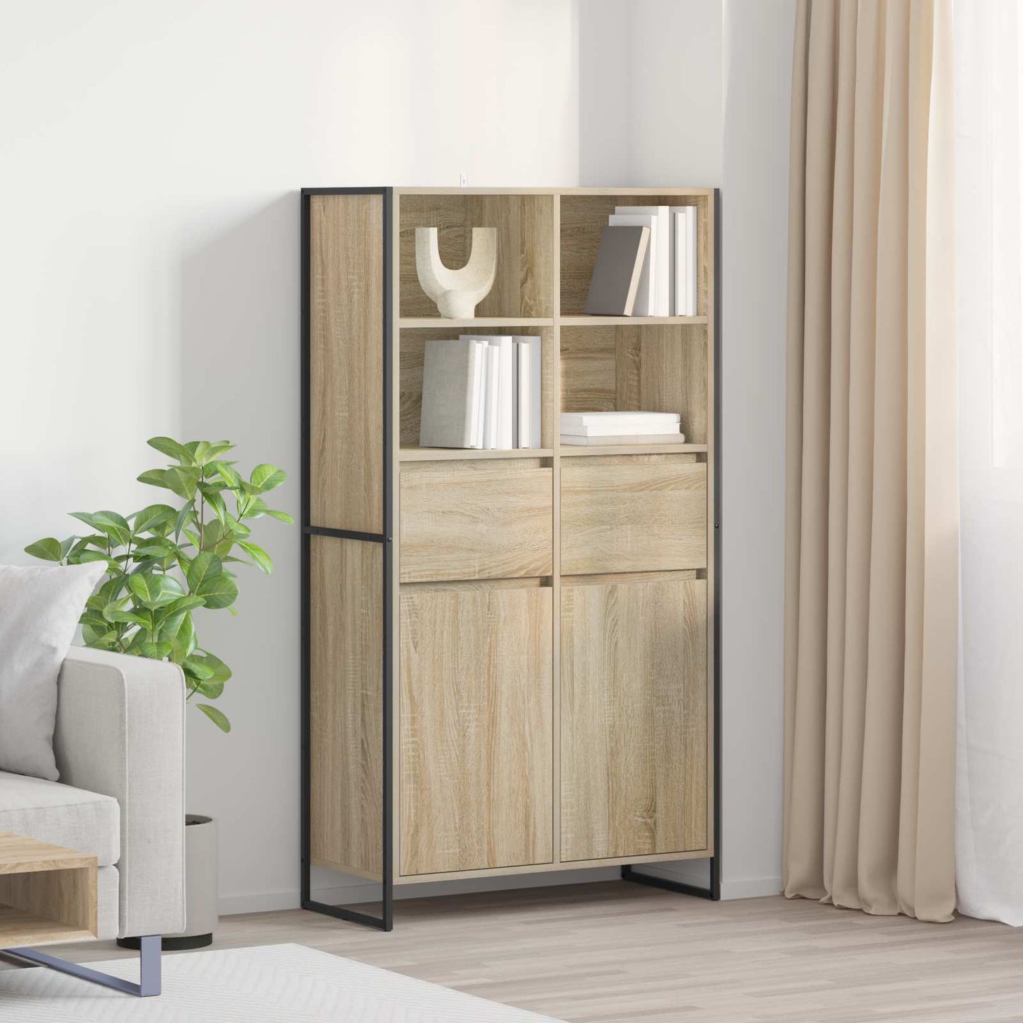 Sideboard Sonoma 81 x 36 x 150.5 cm Holzwerkstoff
