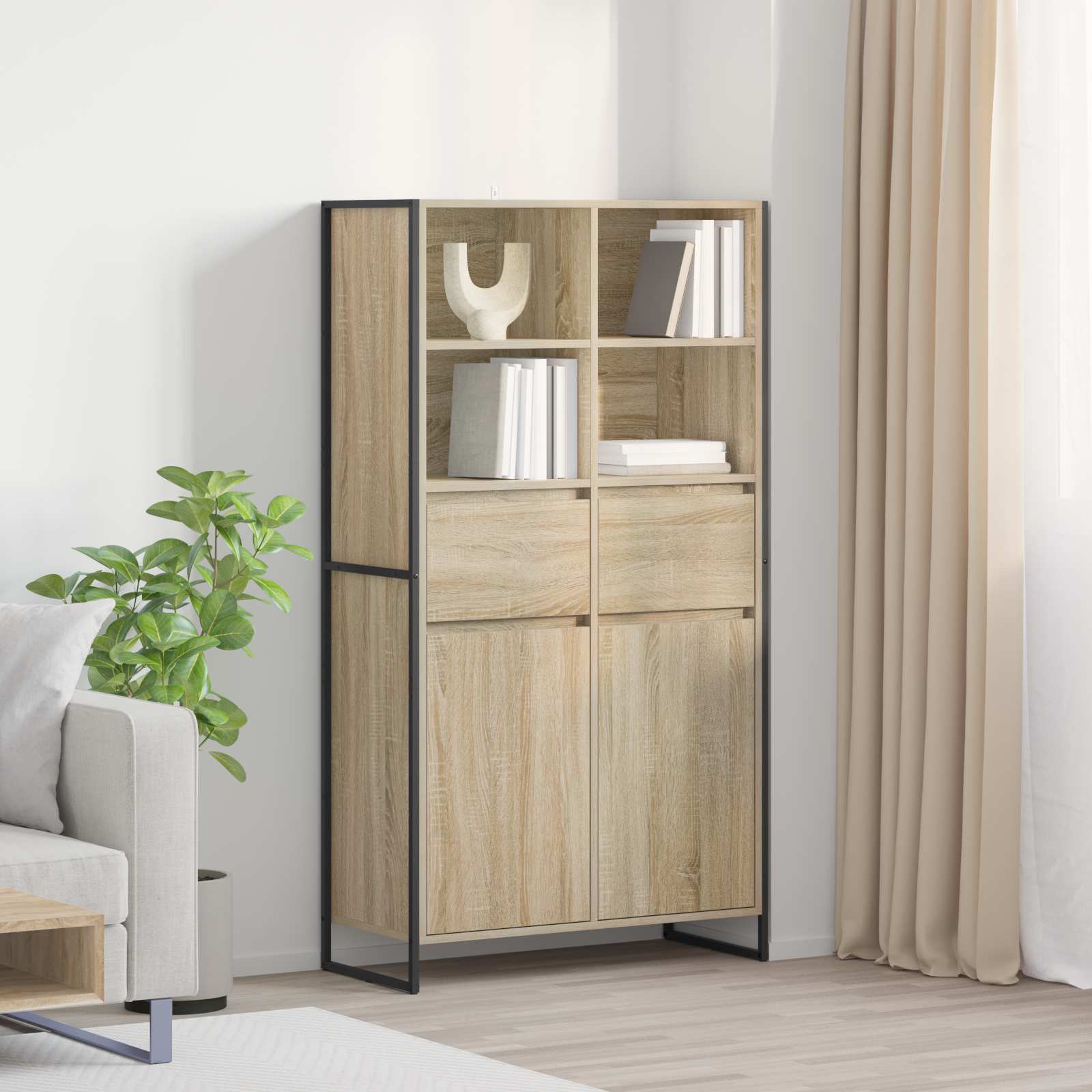 Sideboard Sonoma 81 x 36 x 150.5 cm Holzwerkstoff