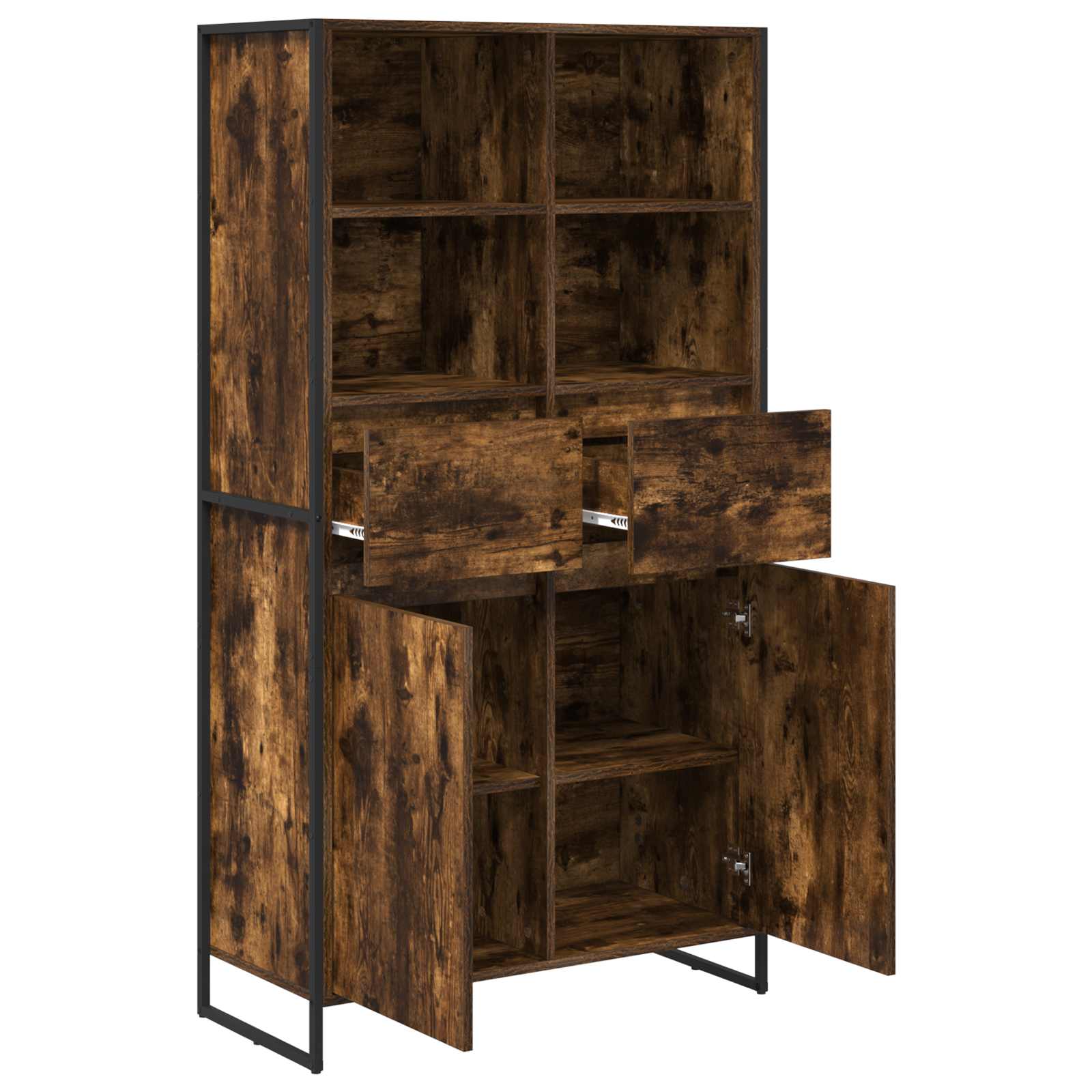Sideboard Raucharbe 81 x 36 x 150.5 cm Holzwerkstoff