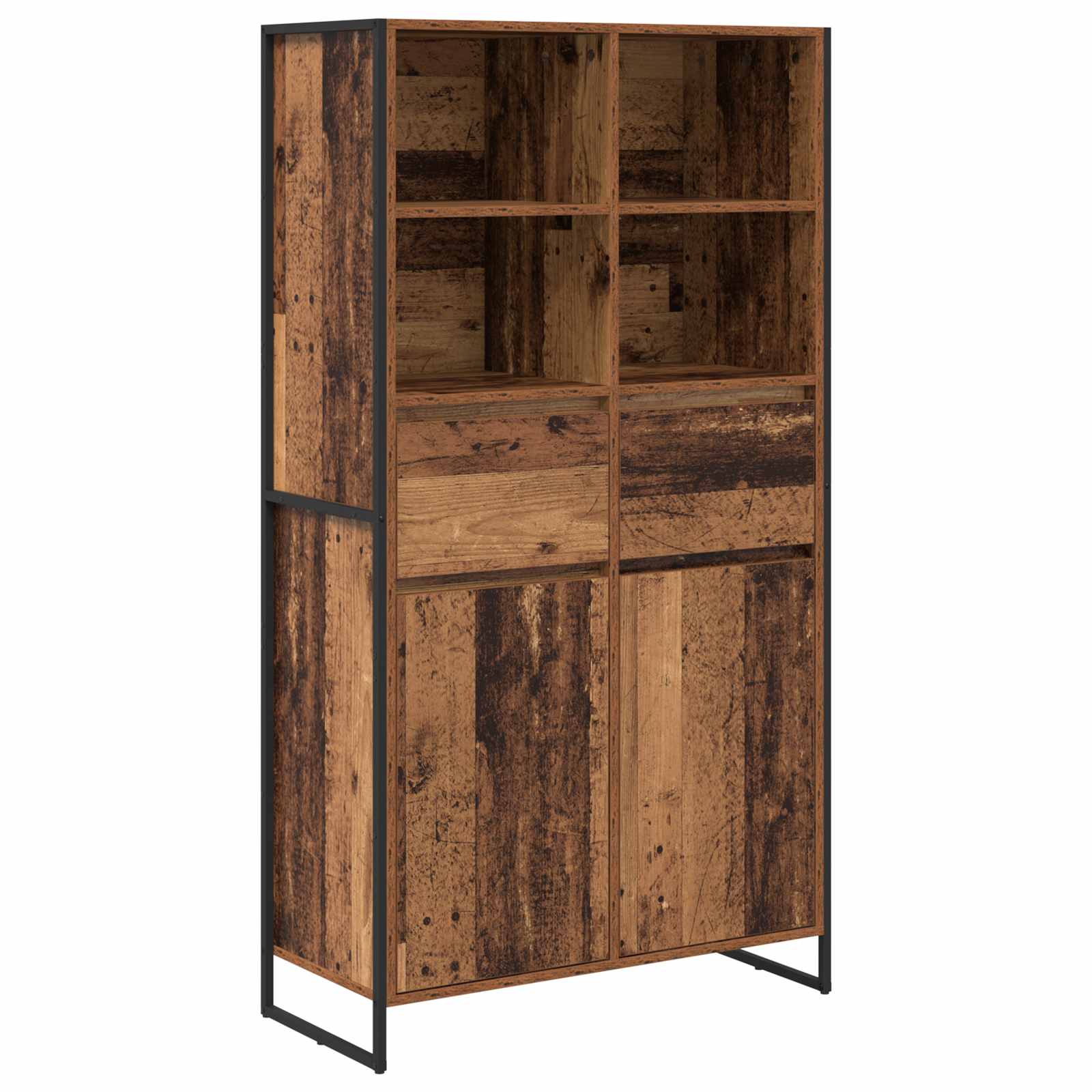 Sideboard Altholz 81 x 36 x 150.5 cm Holzwerkstoff
