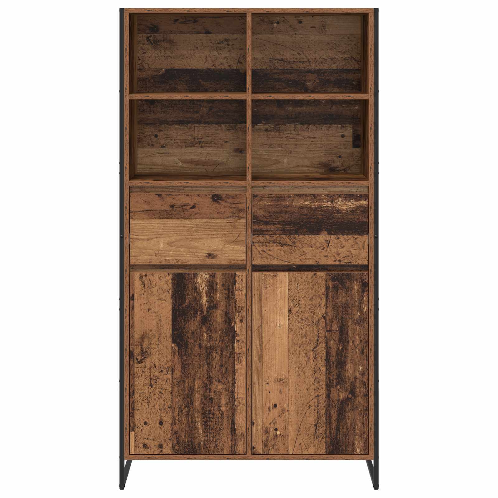 Sideboard Altholz 81 x 36 x 150.5 cm Holzwerkstoff