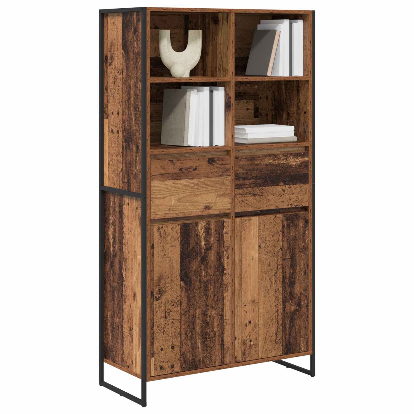 Sideboard Altholz 81 x 36 x 150.5 cm Holzwerkstoff