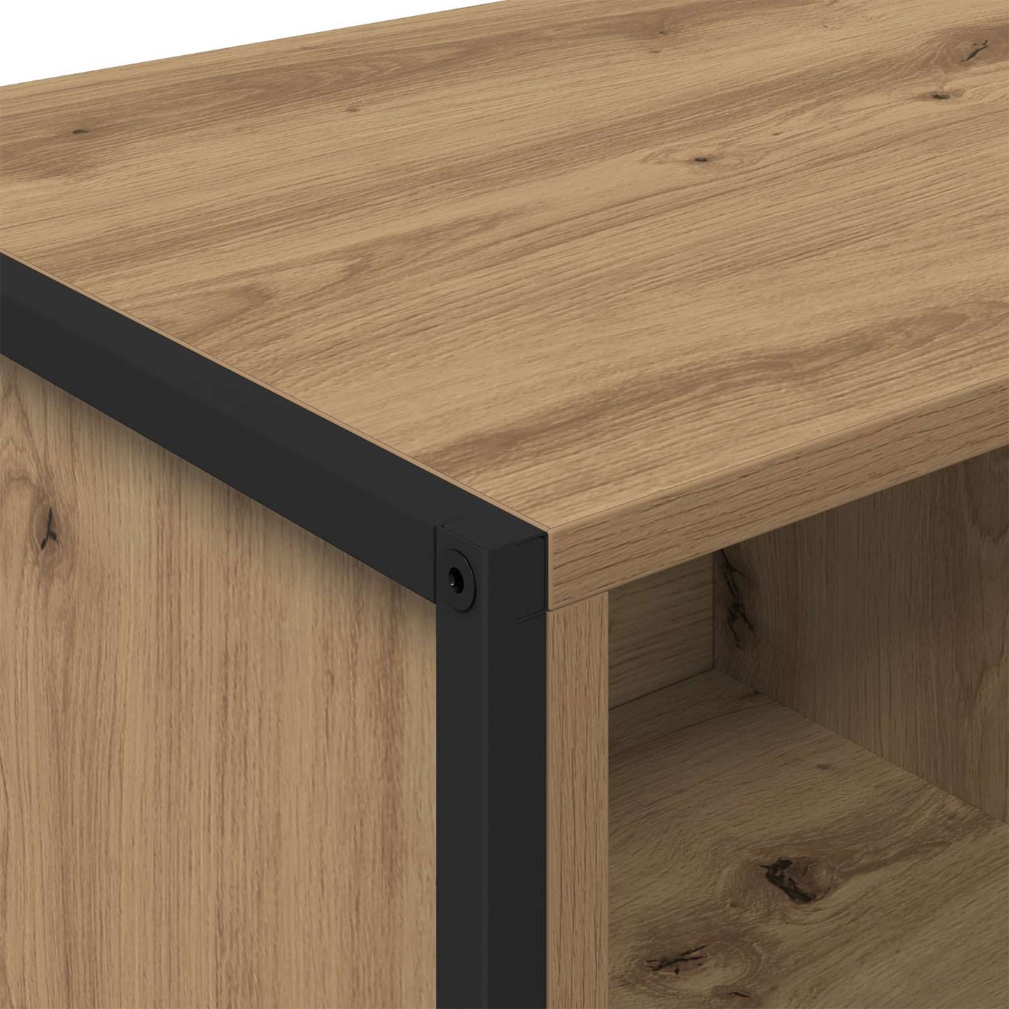 Sideboard Kunsthandwerk Eiche 81 x 36 x 150.5 cm Holzwerkstoff