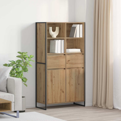 Sideboard Kunsthandwerk Eiche 81 x 36 x 150.5 cm Holzwerkstoff