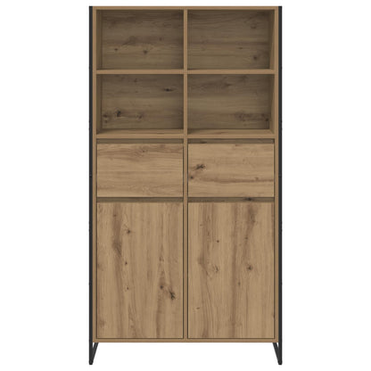 Sideboard Kunsthandwerk Eiche 81 x 36 x 150.5 cm Holzwerkstoff