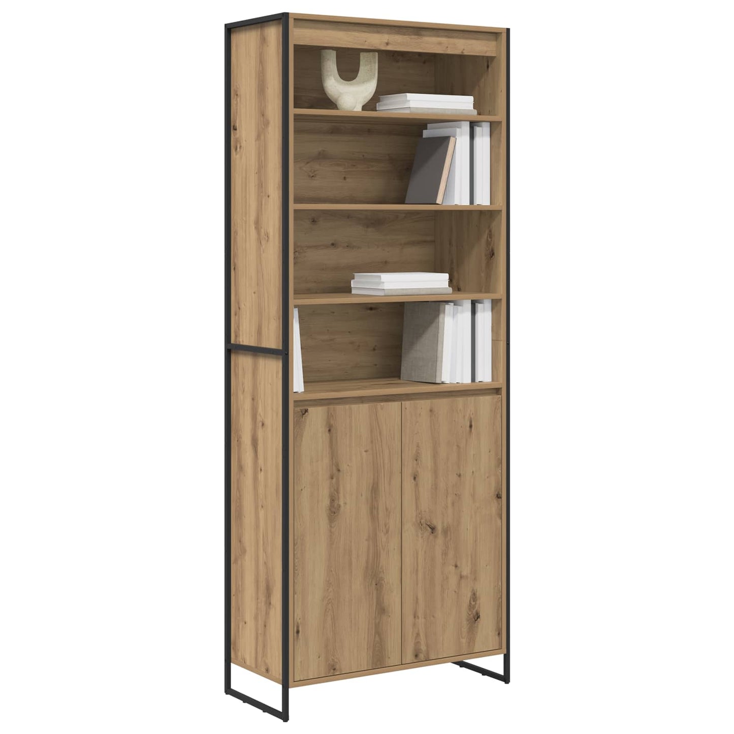 Hohe Schränke Kunsthandwerk Eiche 79 x 36 x 200 cm