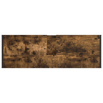 Badezimmermöbel-Set 4 Stk. Räuchereiche Holzwerkstoff