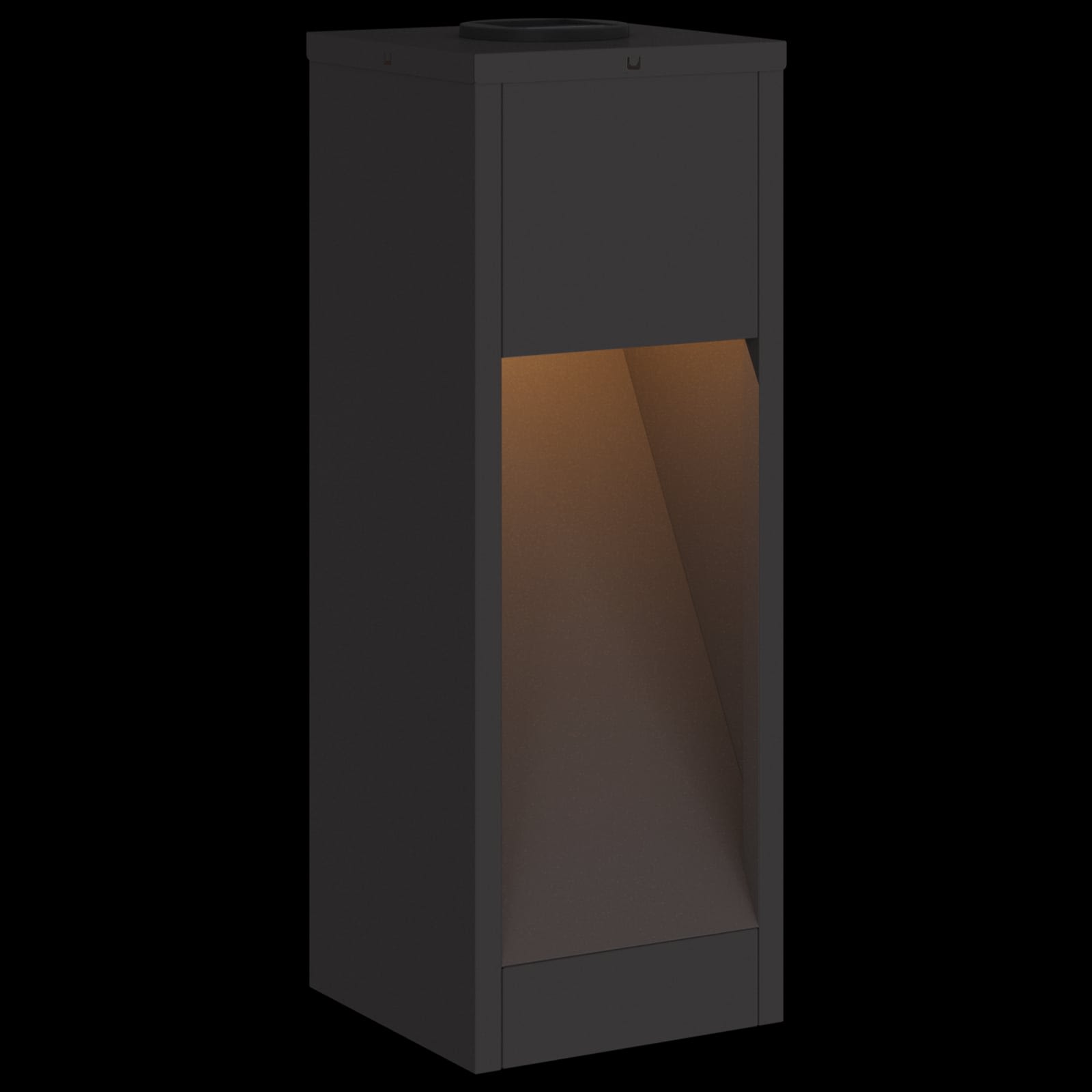 Solar LED Wegeleuchte 2 stk. Warmes Weiß 18 x 18 x 50 cm