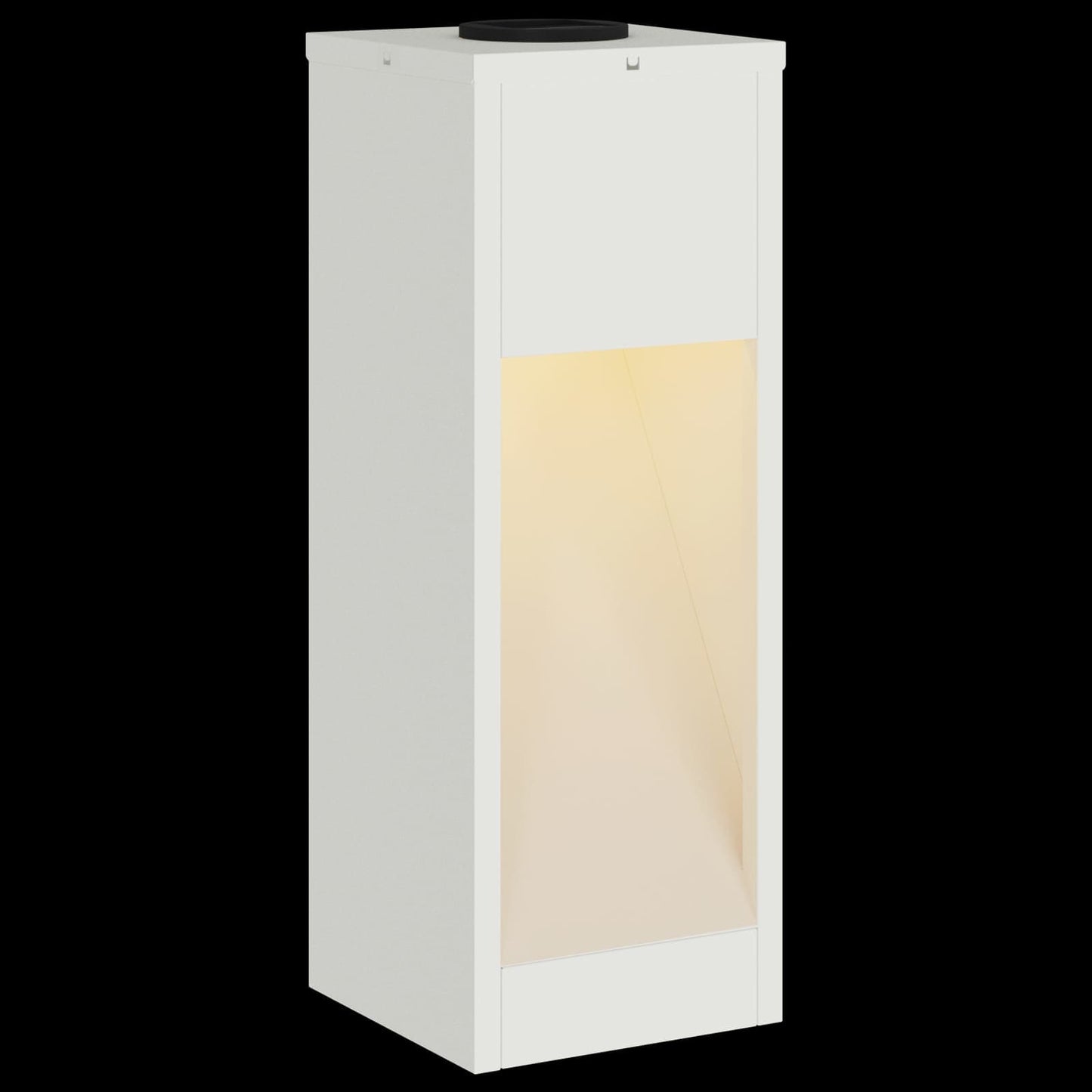 Solar LED Wegeleuchte 2 stk. Warmes Weiß 18 x 18 x 50 cm