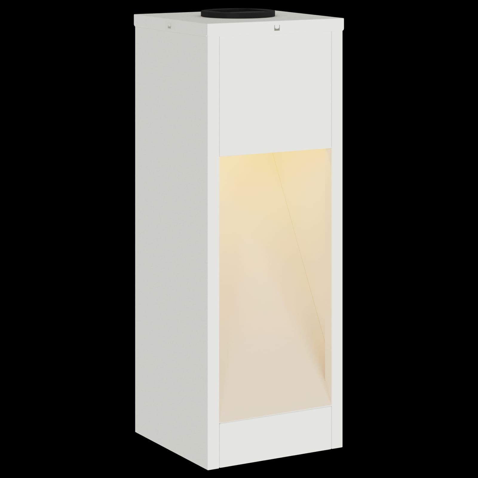 Solar LED Wegeleuchte 2 stk. Warmes Weiß 18 x 18 x 50 cm