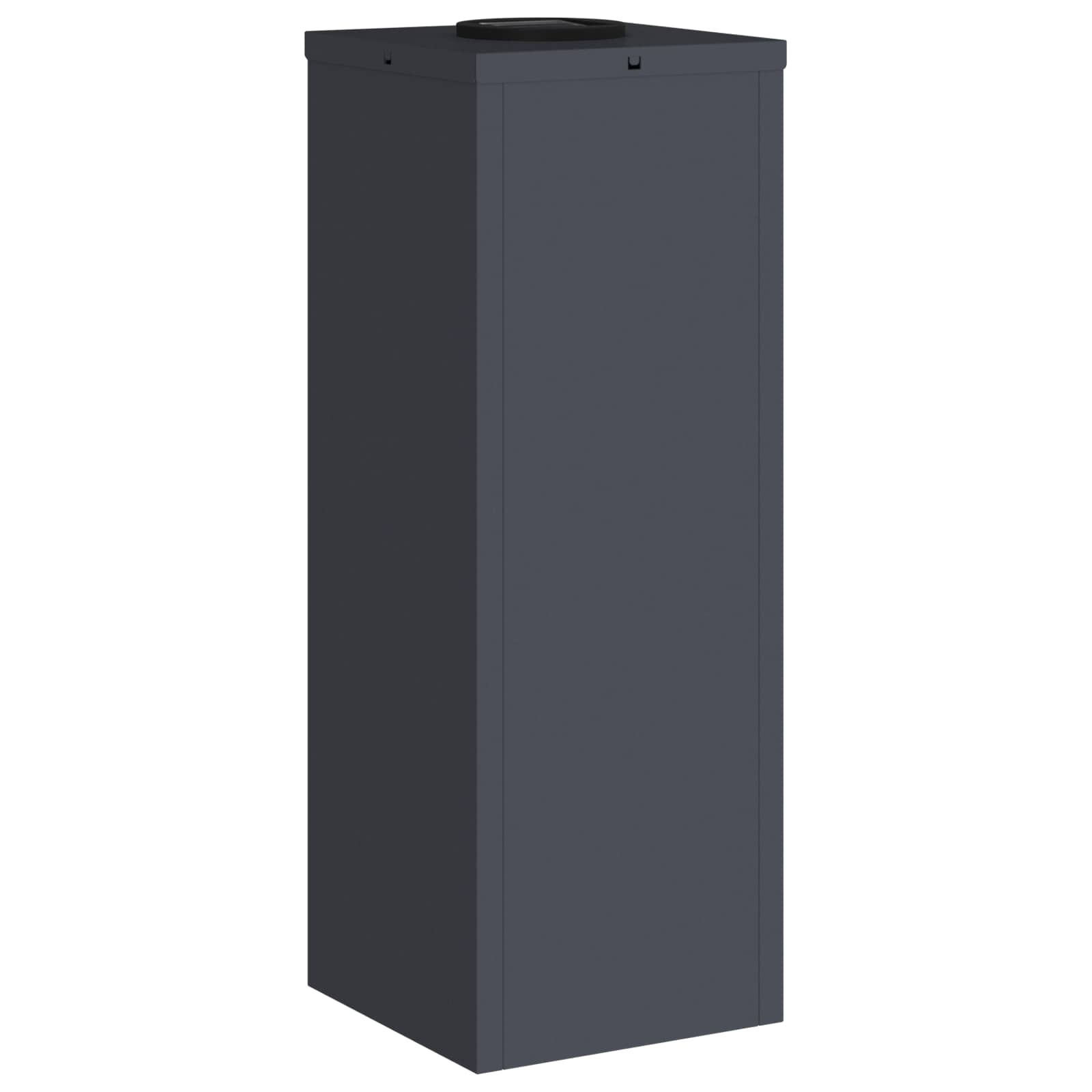 Solar LED Wegeleuchte 2 stk. Warmes Weiß 18 x 18 x 50 cm
