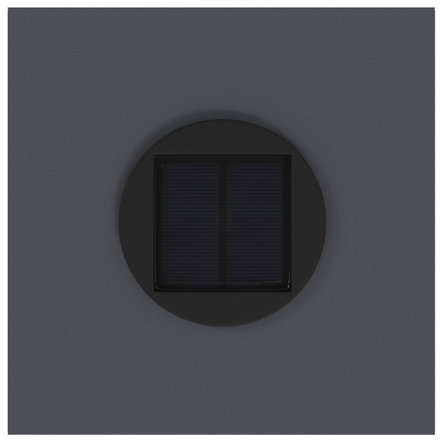 Solar LED Wegeleuchte 2 stk. Warmes Weiß 18 x 18 x 50 cm