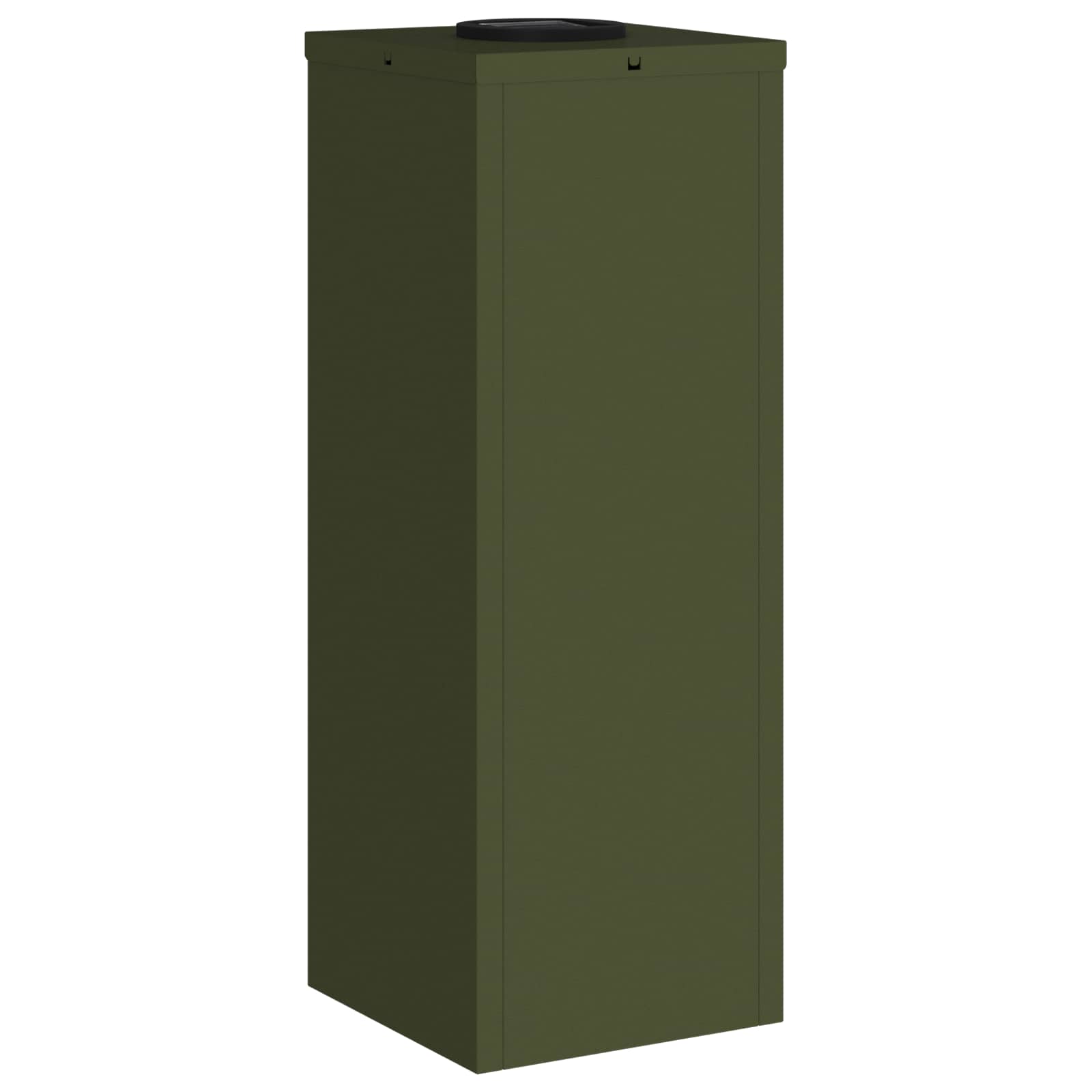 Solar LED Wegeleuchte 2 stk. Warmes Weiß 18 x 18 x 50 cm