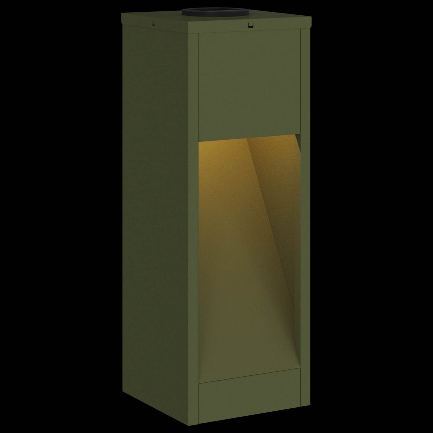 Solar LED Wegeleuchte 2 stk. Warmes Weiß 18 x 18 x 50 cm