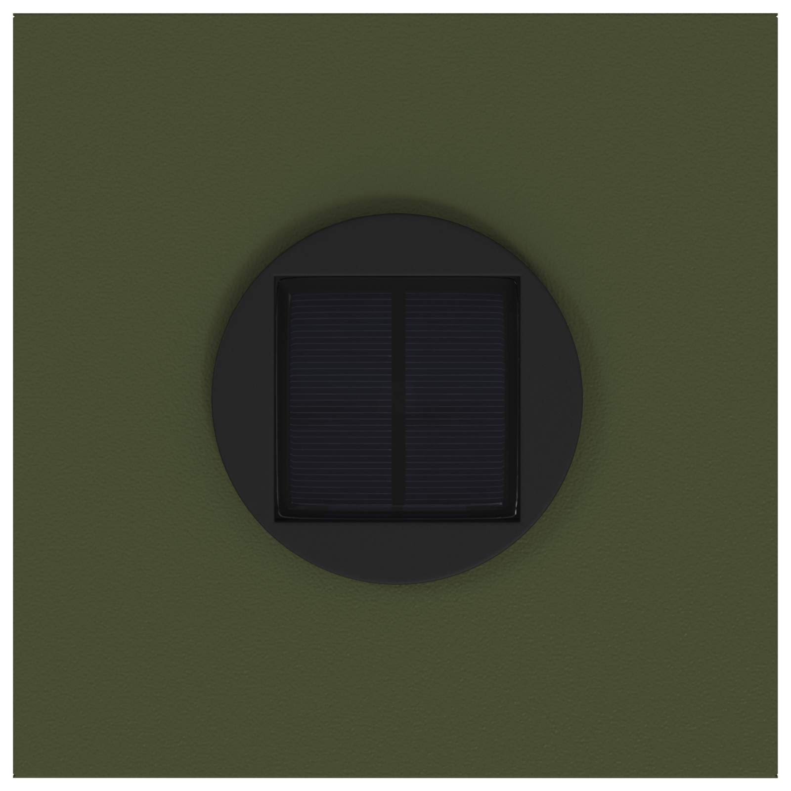 Solar LED Wegeleuchte 2 stk. Warmes Weiß 18 x 18 x 50 cm