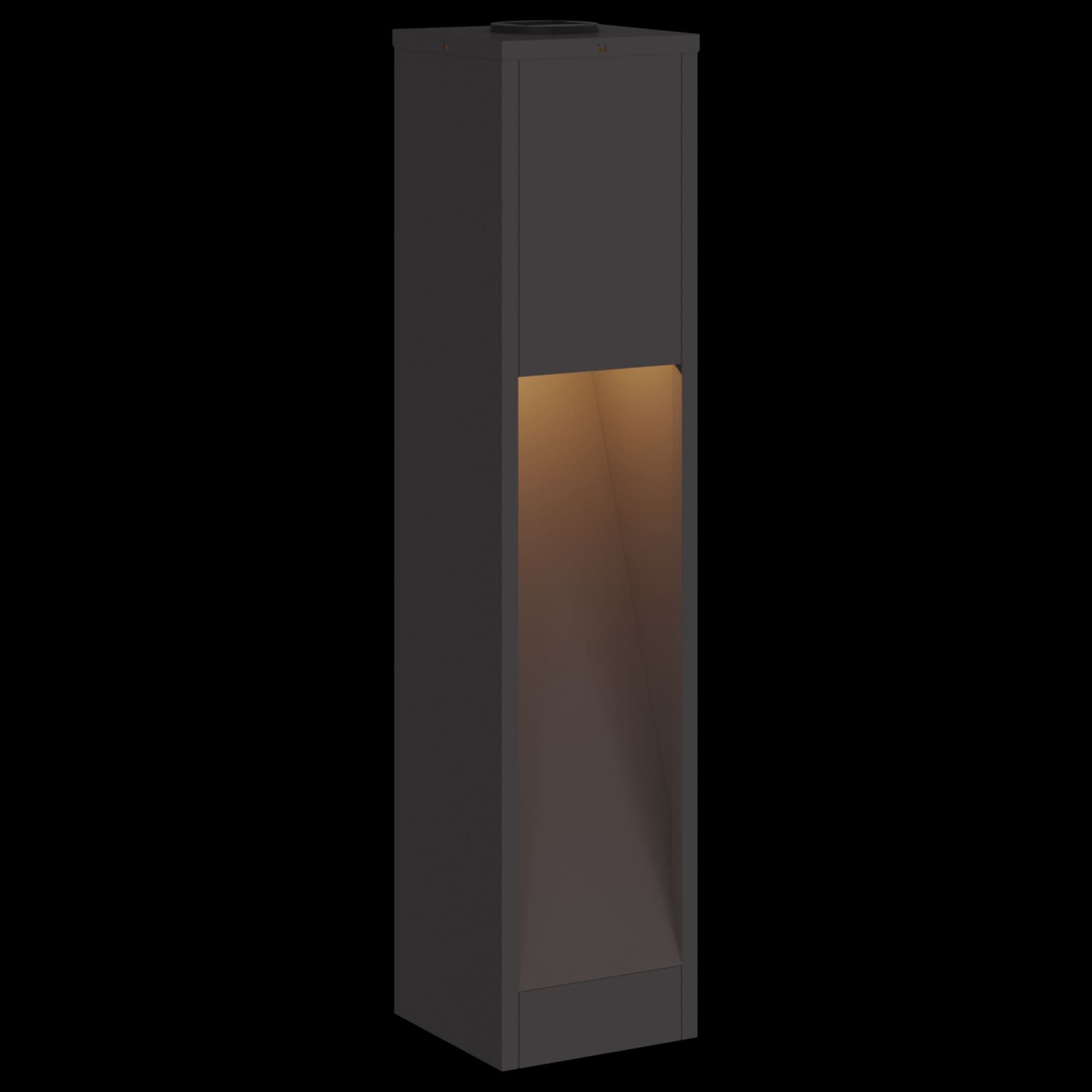 Solar LED Wegeleuchte 2 stk. Warmes Weiß 18 x 18 x 80 cm