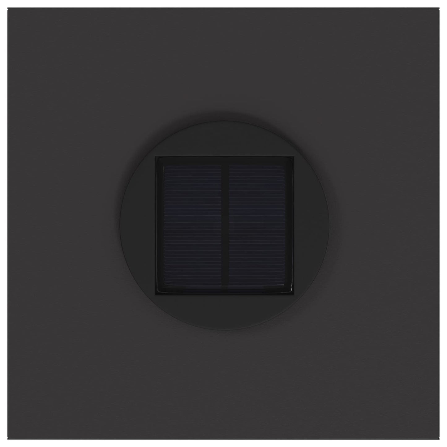 Solar LED Wegeleuchte 2 stk. Warmes Weiß 18 x 18 x 80 cm