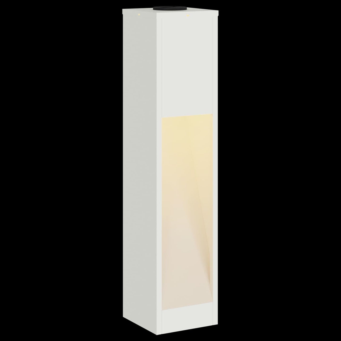 Solar LED Wegeleuchte 2 stk. Warmes Weiß 18 x 18 x 80 cm